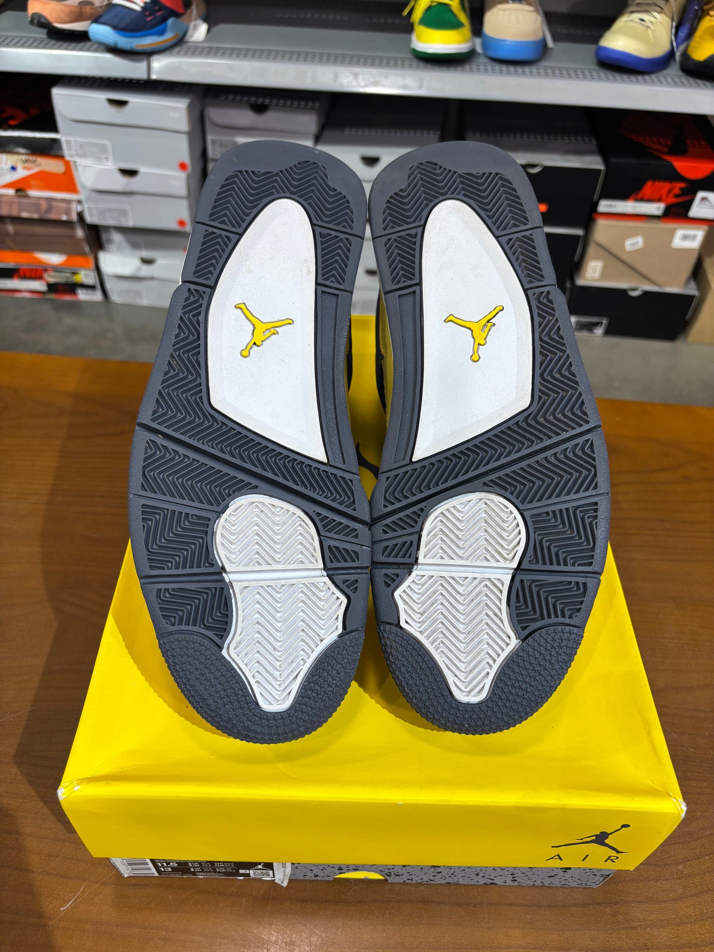 Preowned Air Jordan 4 Lightning