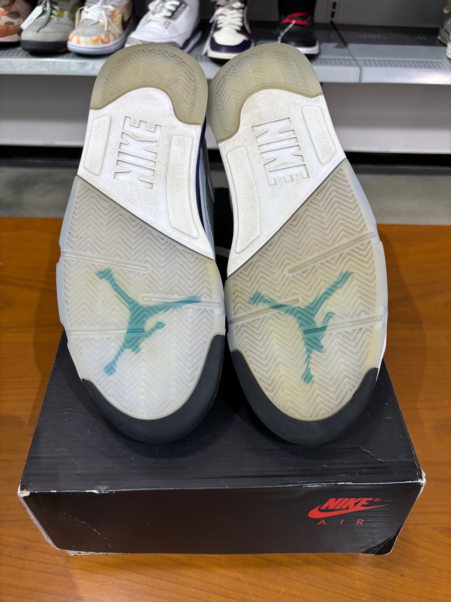 Preowned Air Jordan 5 Grape