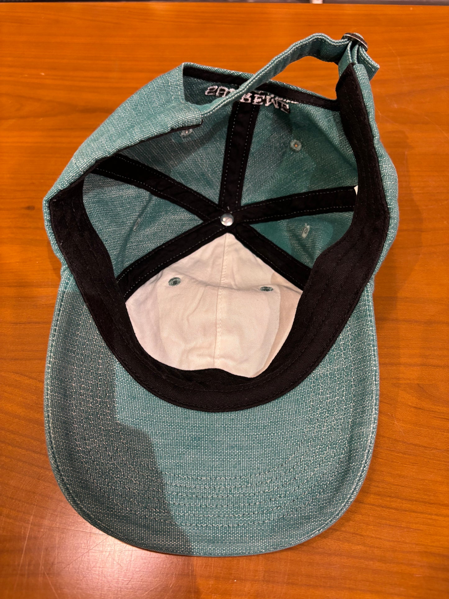 Men's Supreme Cordura Denim S Logo 6-Panel Green