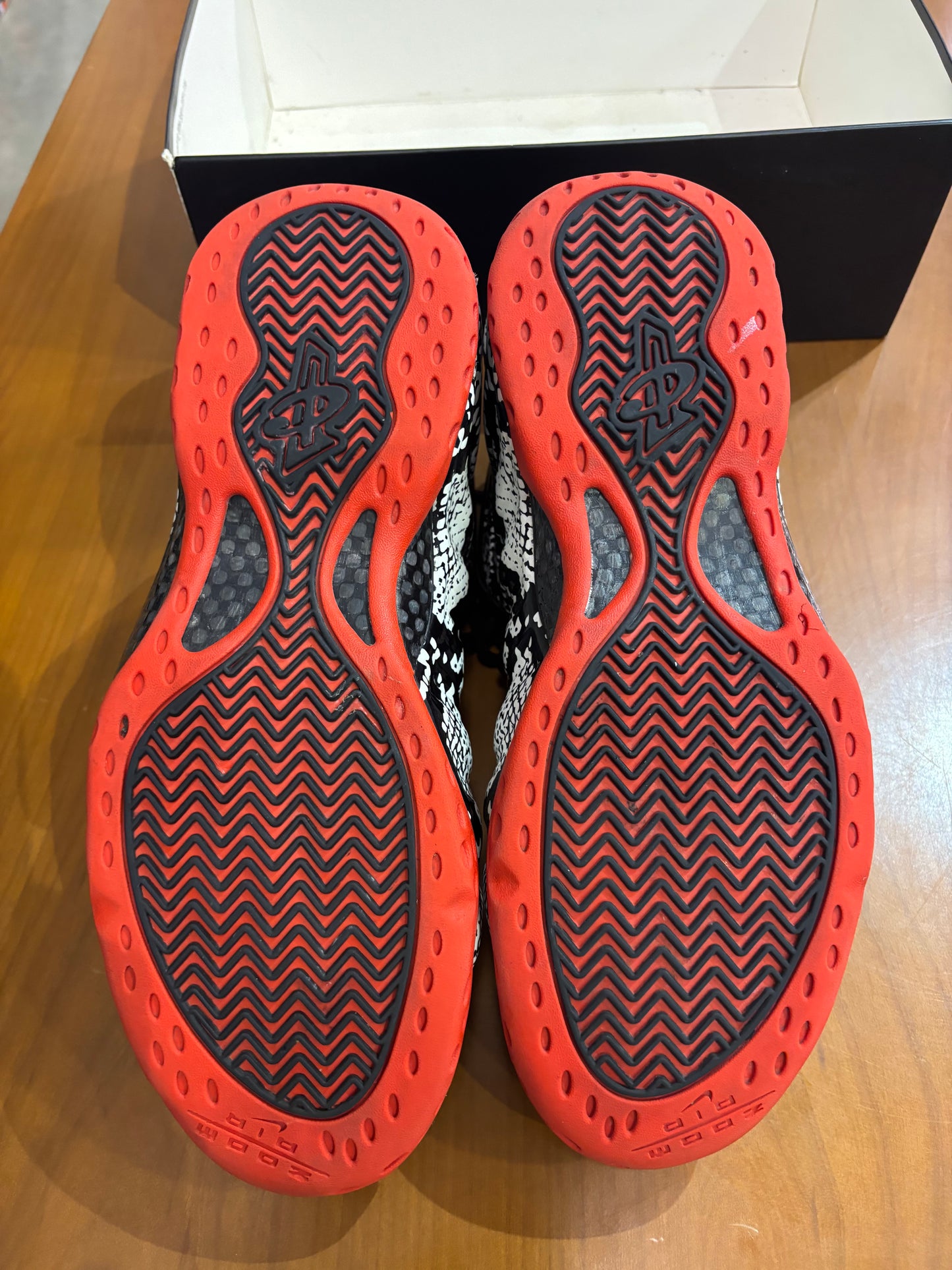 Preowned Nike Air Foamposite 1 Albino Snakeskin