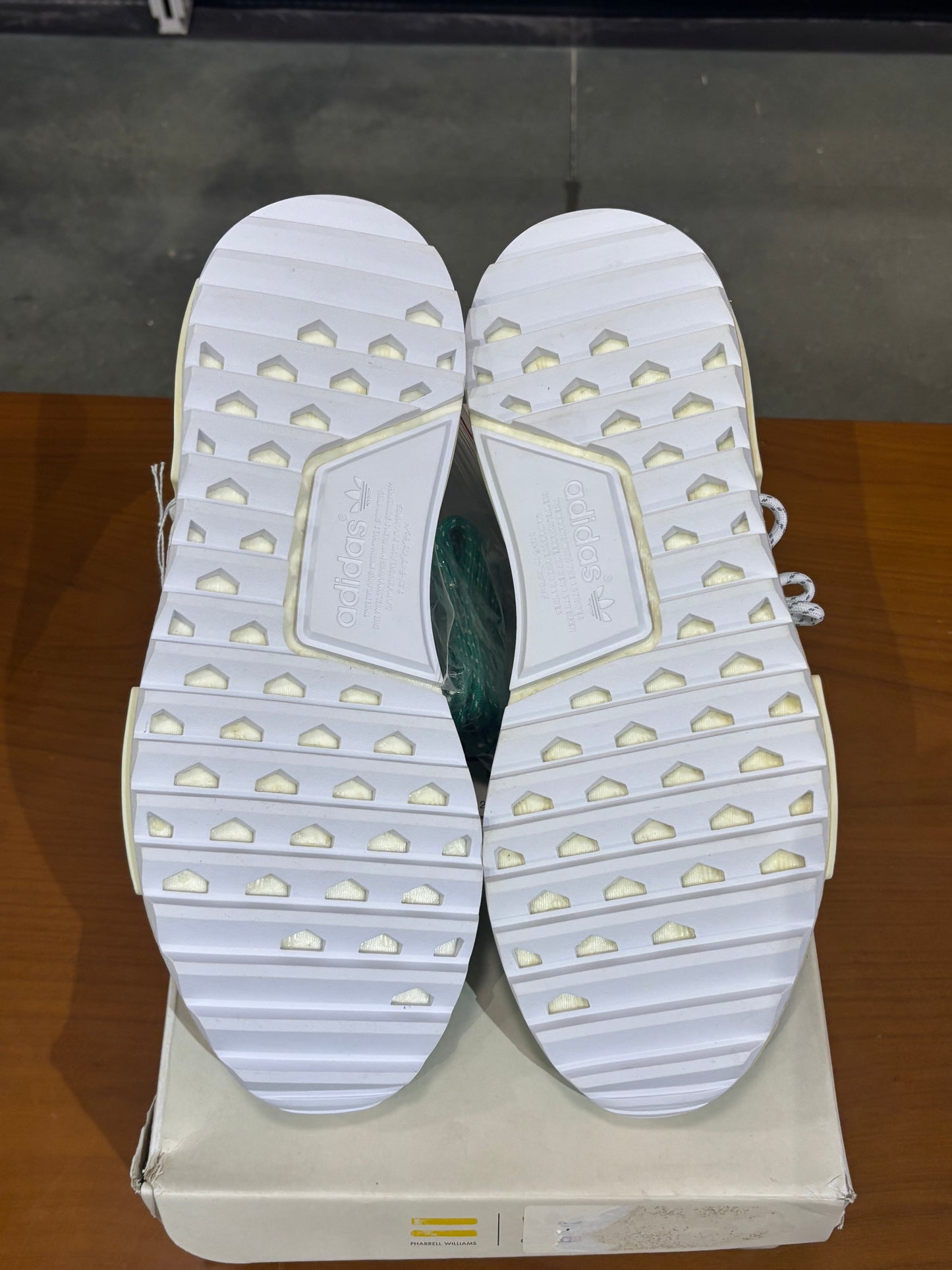 Preowned Adidas Pharrell NMD HU China Pack Youth Green