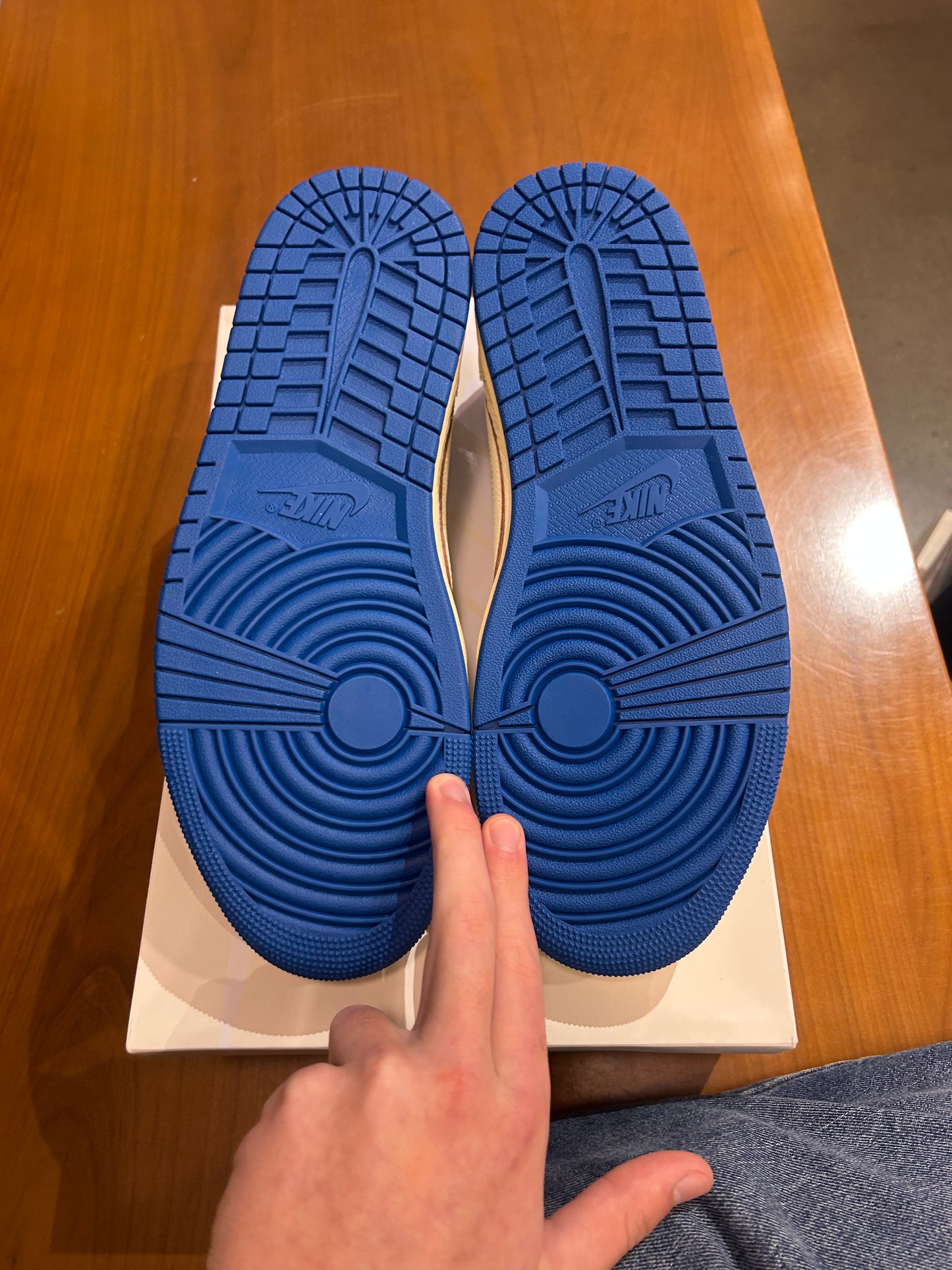 Air Jordan 1 Low Travis Scott Fragment Military Blue