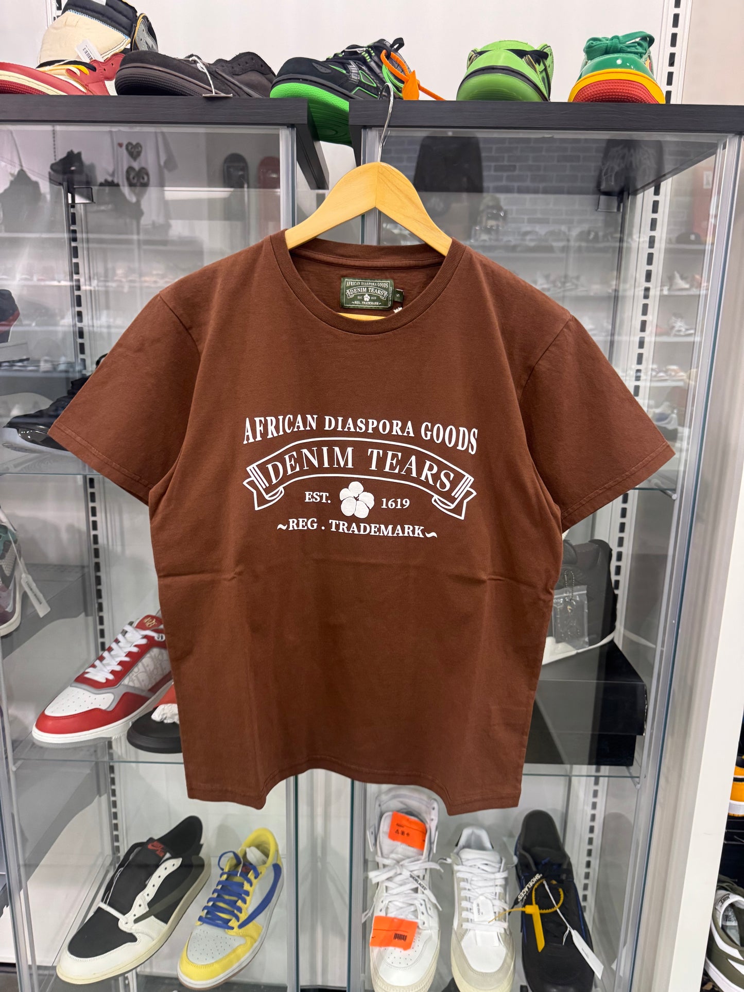 Denim Tears ADG Tee Brown