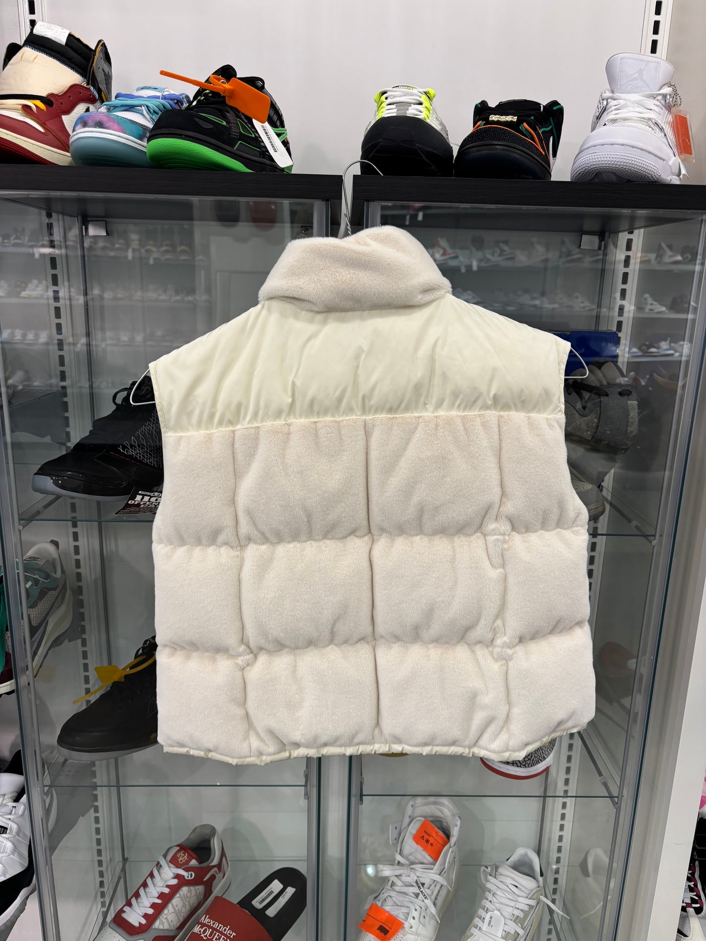 Preowned Moncler Arques Down Gilet Vest White