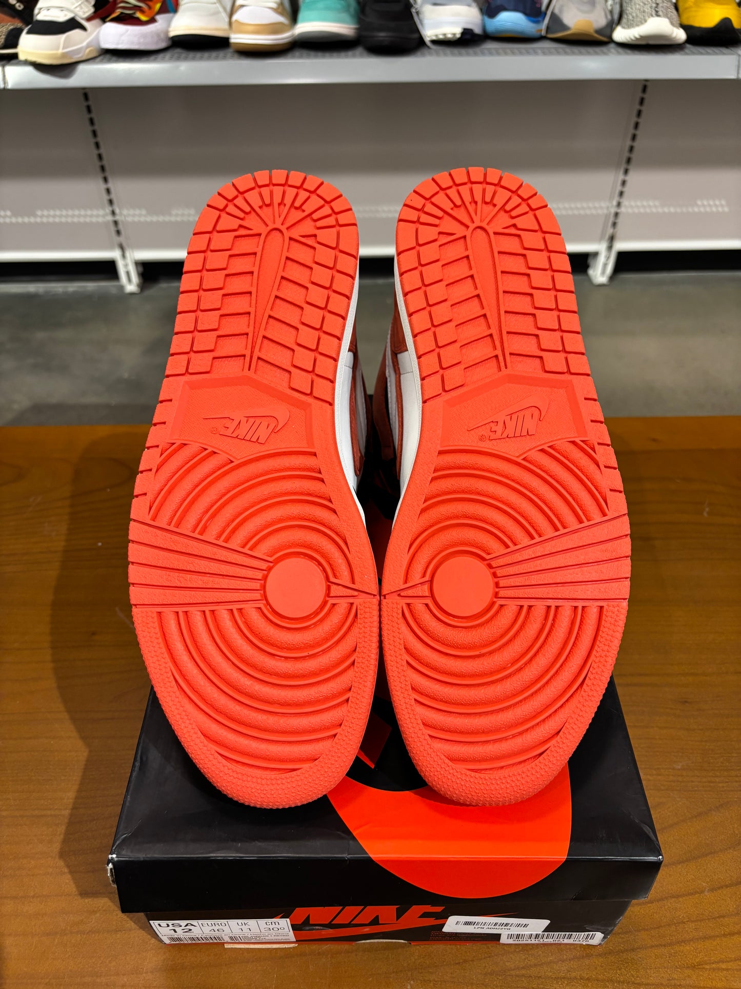 Preowned Air Jordan 1 Track Red