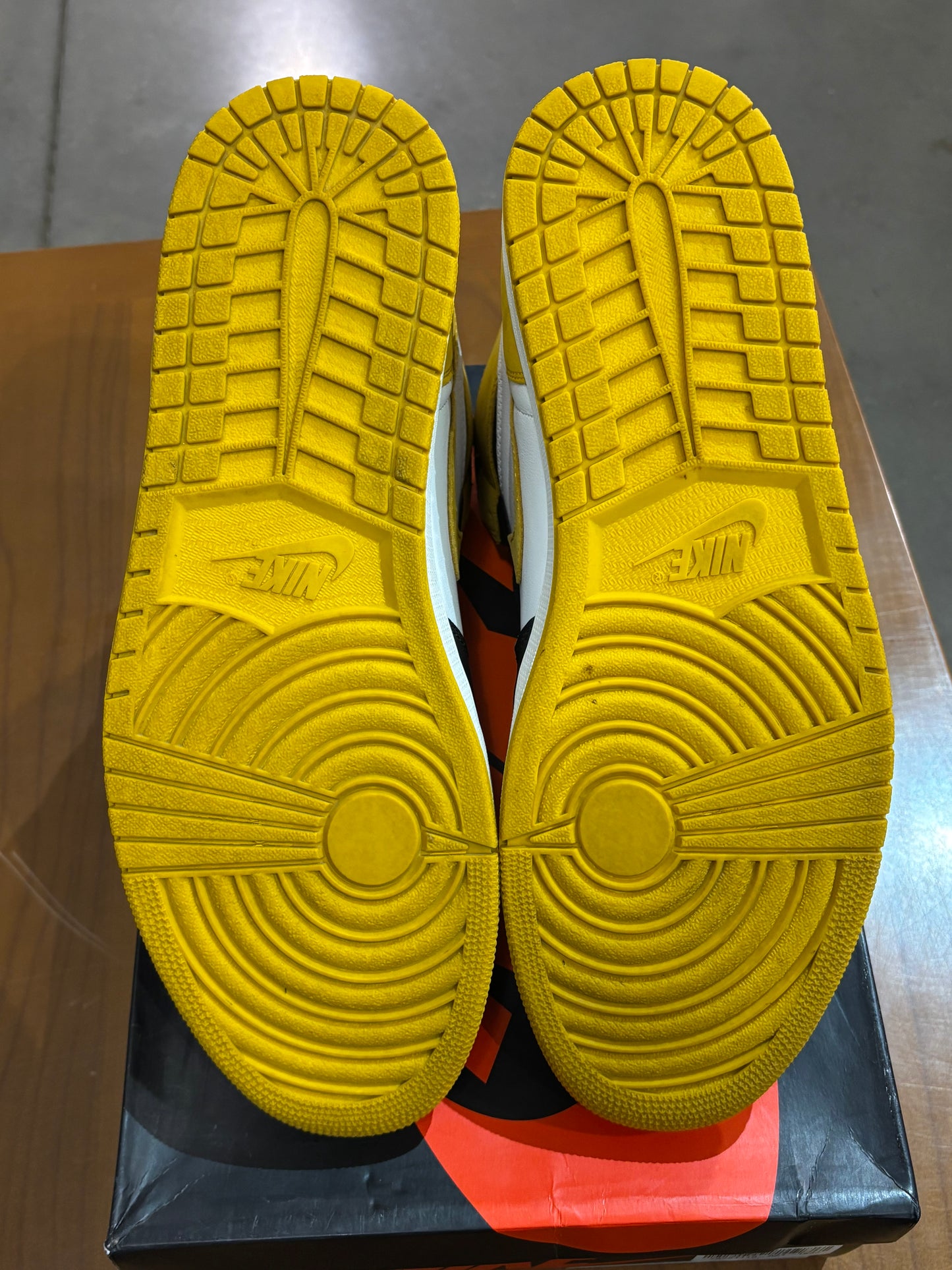 Preowned Air Jordan 1 Yellow Ochre