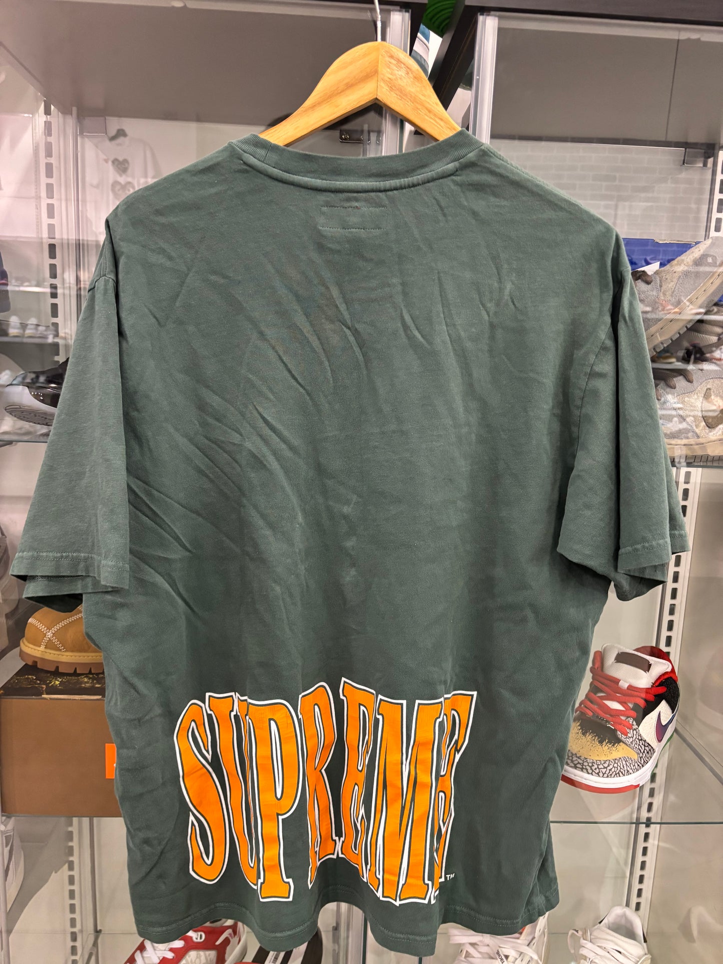 Supreme Cracked Stretch S/S Top Green