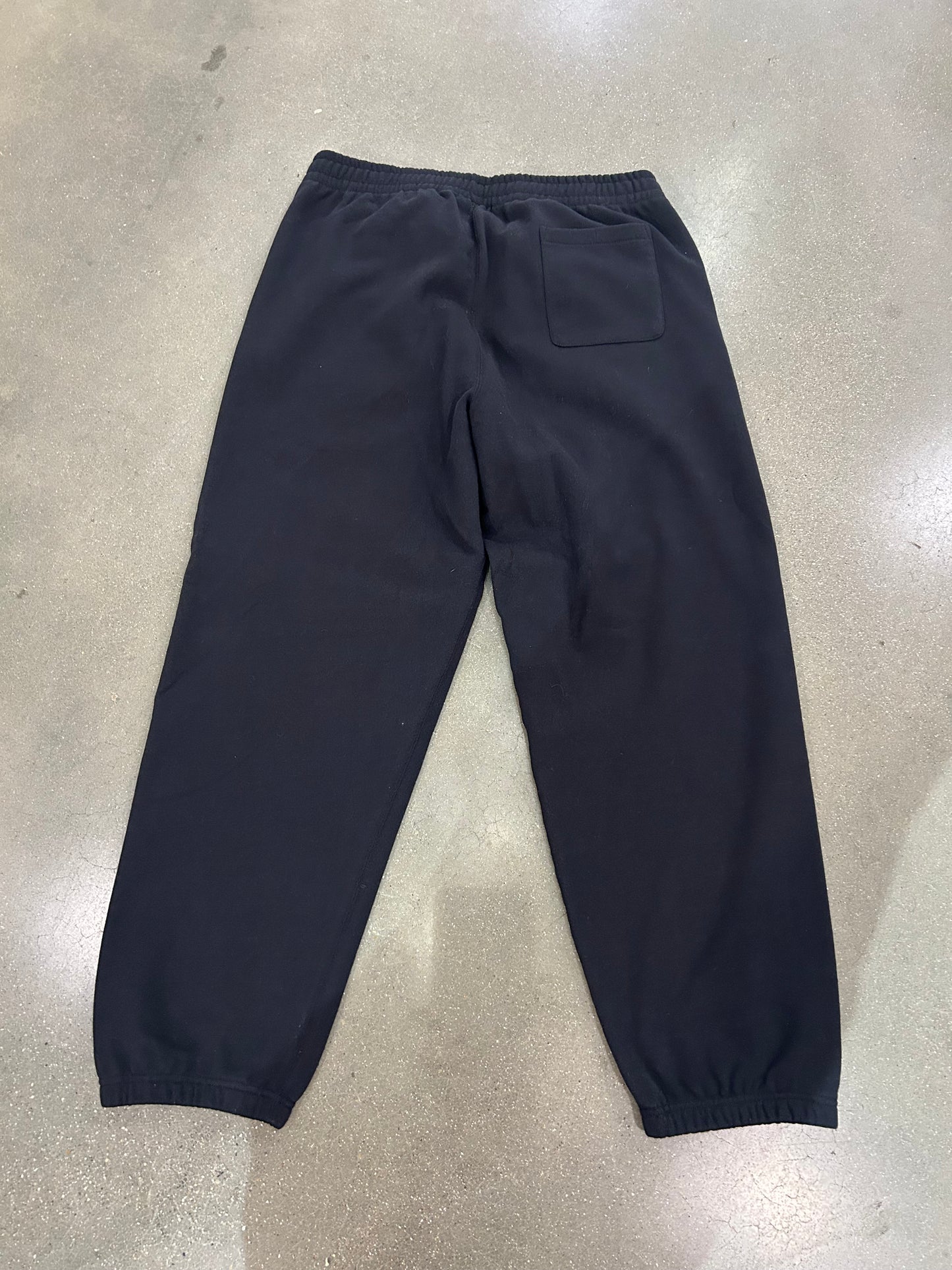 Supreme Satin Applique Sweatpant Black