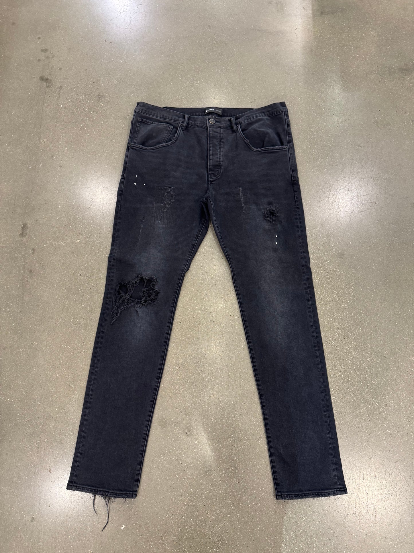 Preowned Purple P002 Jeans Ripped