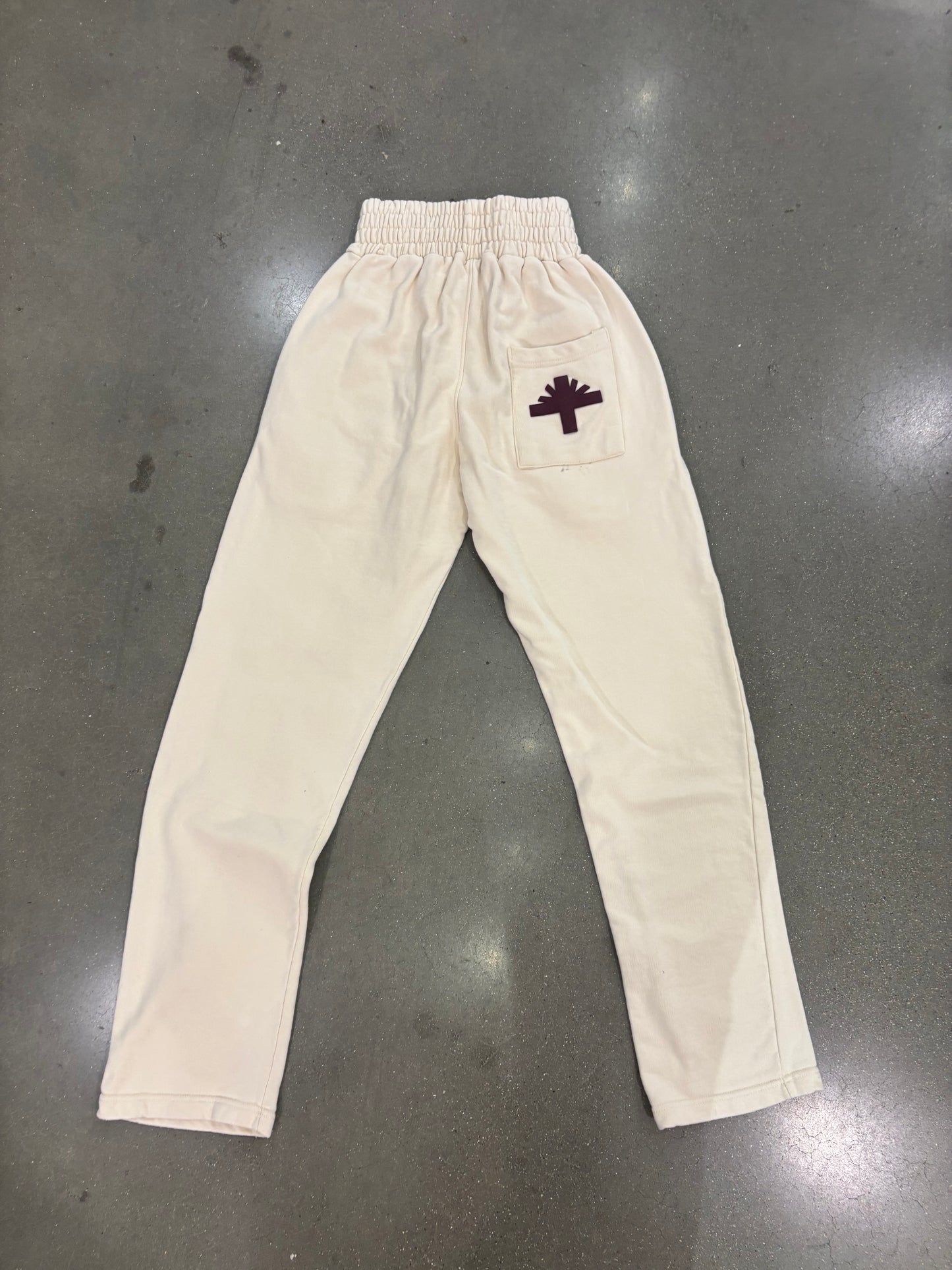 Preowned Vertebrae Sweatpant Cream Purple
