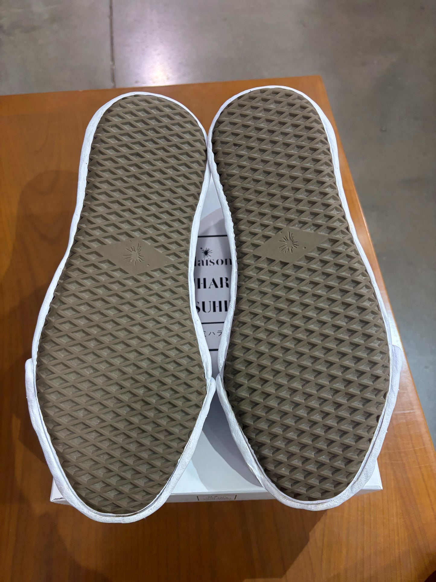 Preowned Maison Mihara Hank Canvas Low Black