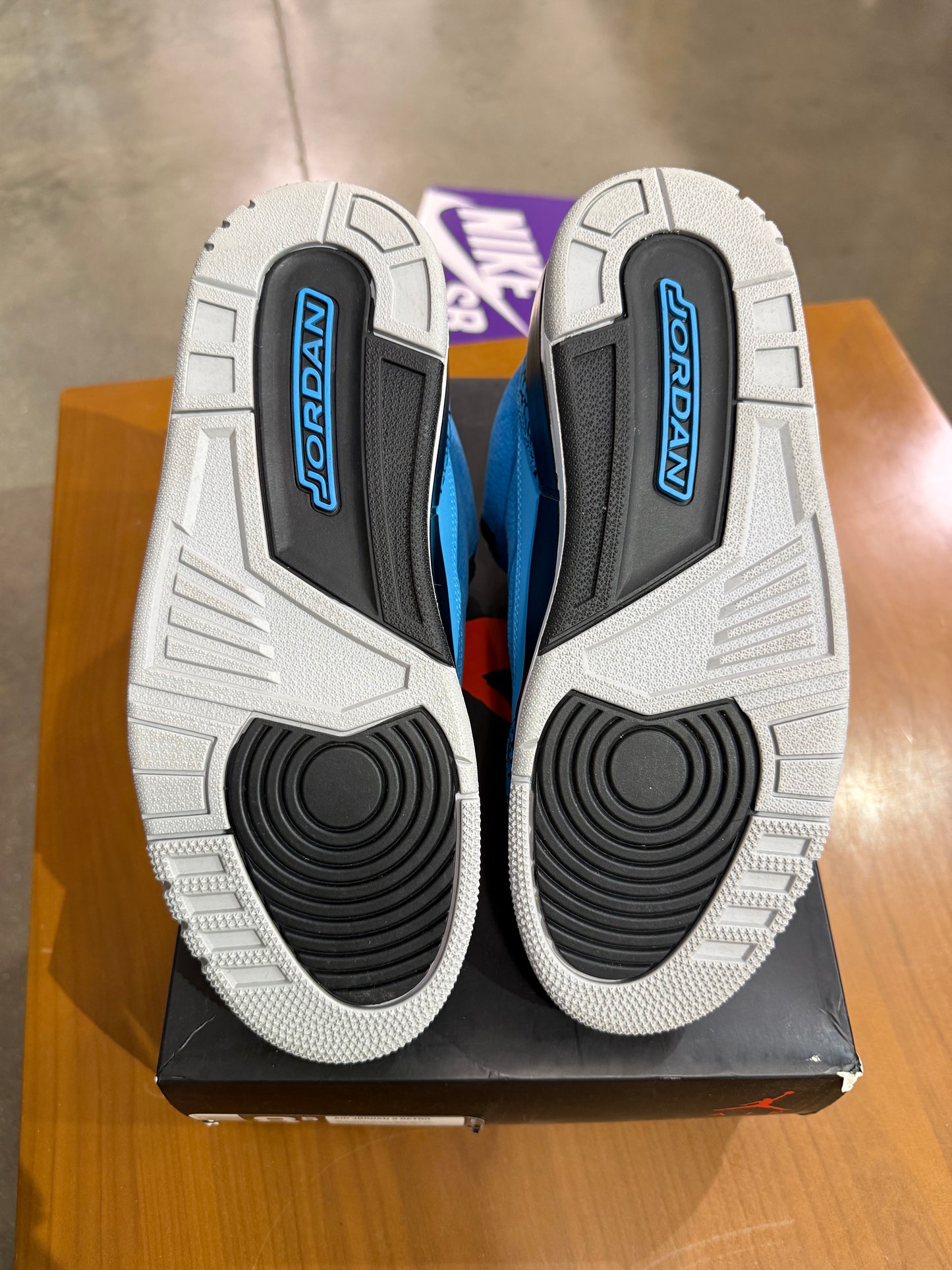 Preowned Air Jordan 3 Power Blue