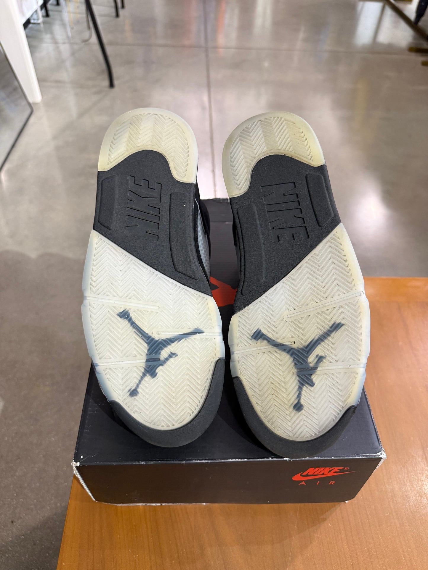 Preowned Air Jordan 5 Black Metallic Reimagined