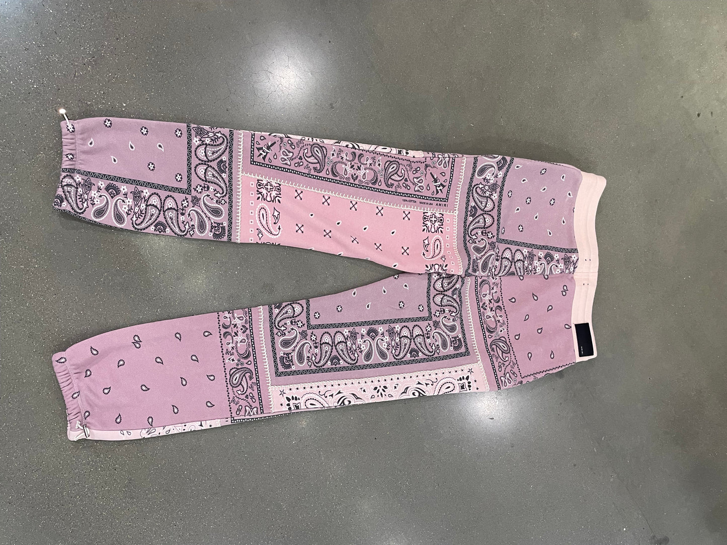 Amiri Bandana Jogger Sweatpants Coral