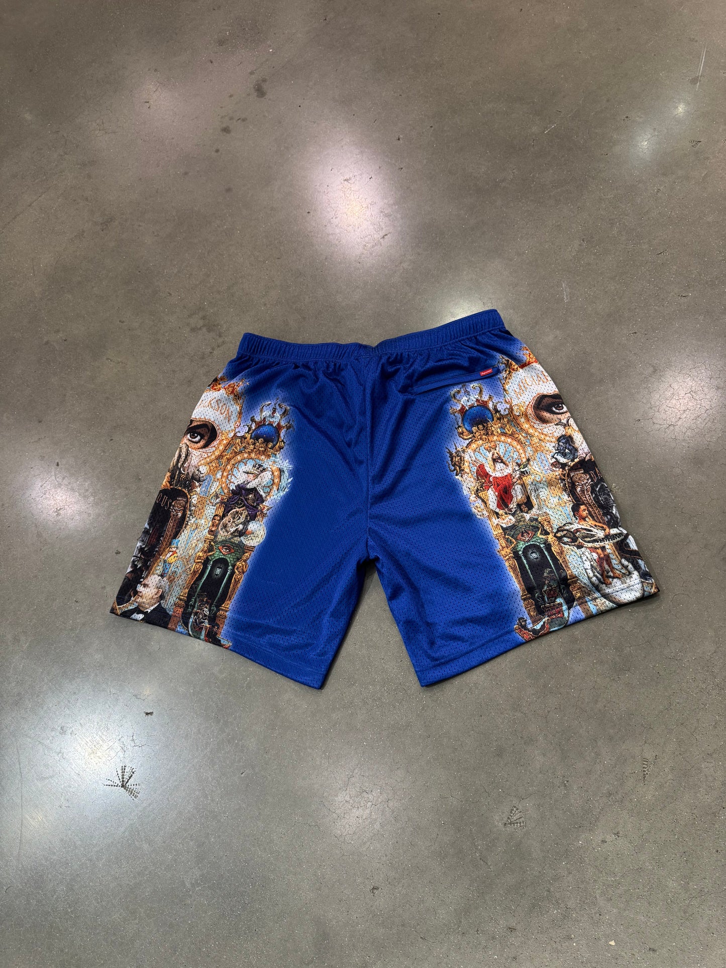 Supreme Michael Jackson Dangerous Mesh Short Royal