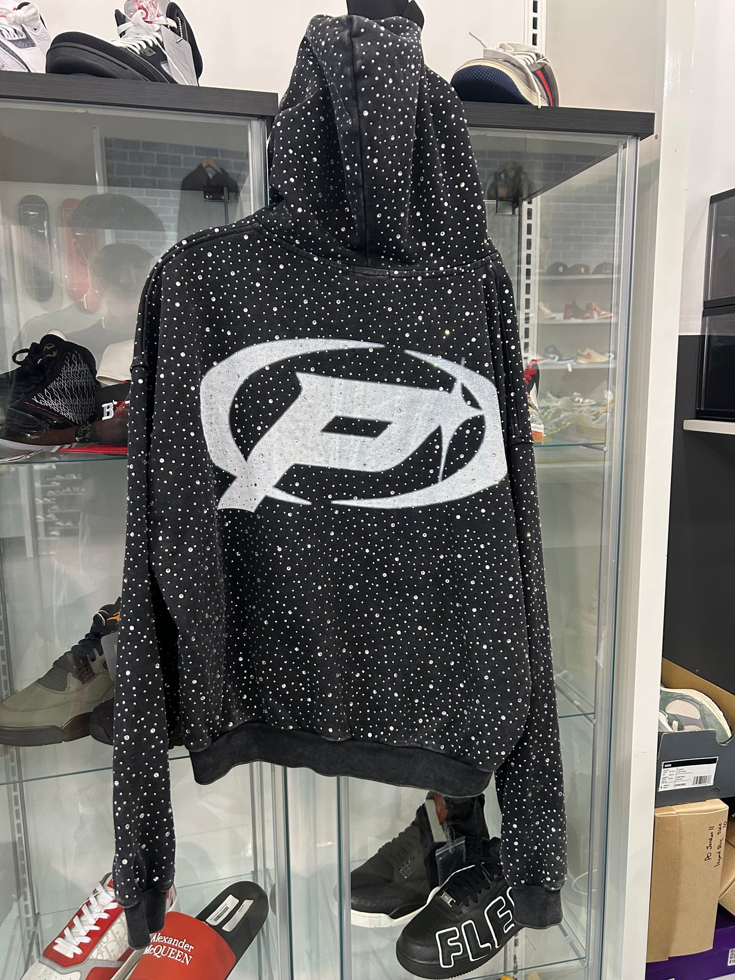 PREOWNED Prestige Diamond Hoodie Black