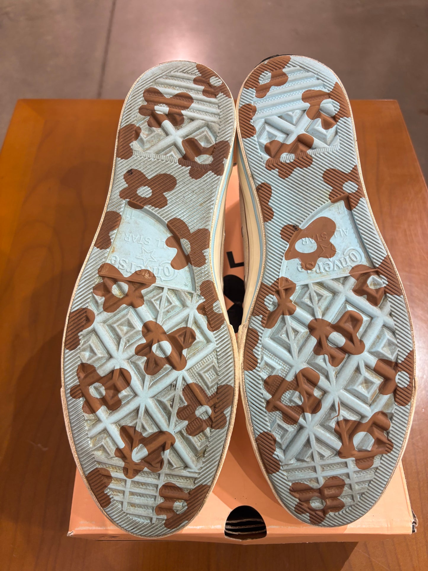 Preowned Converse Chuck Taylor 70 HI Golf Le Fleur Parchment