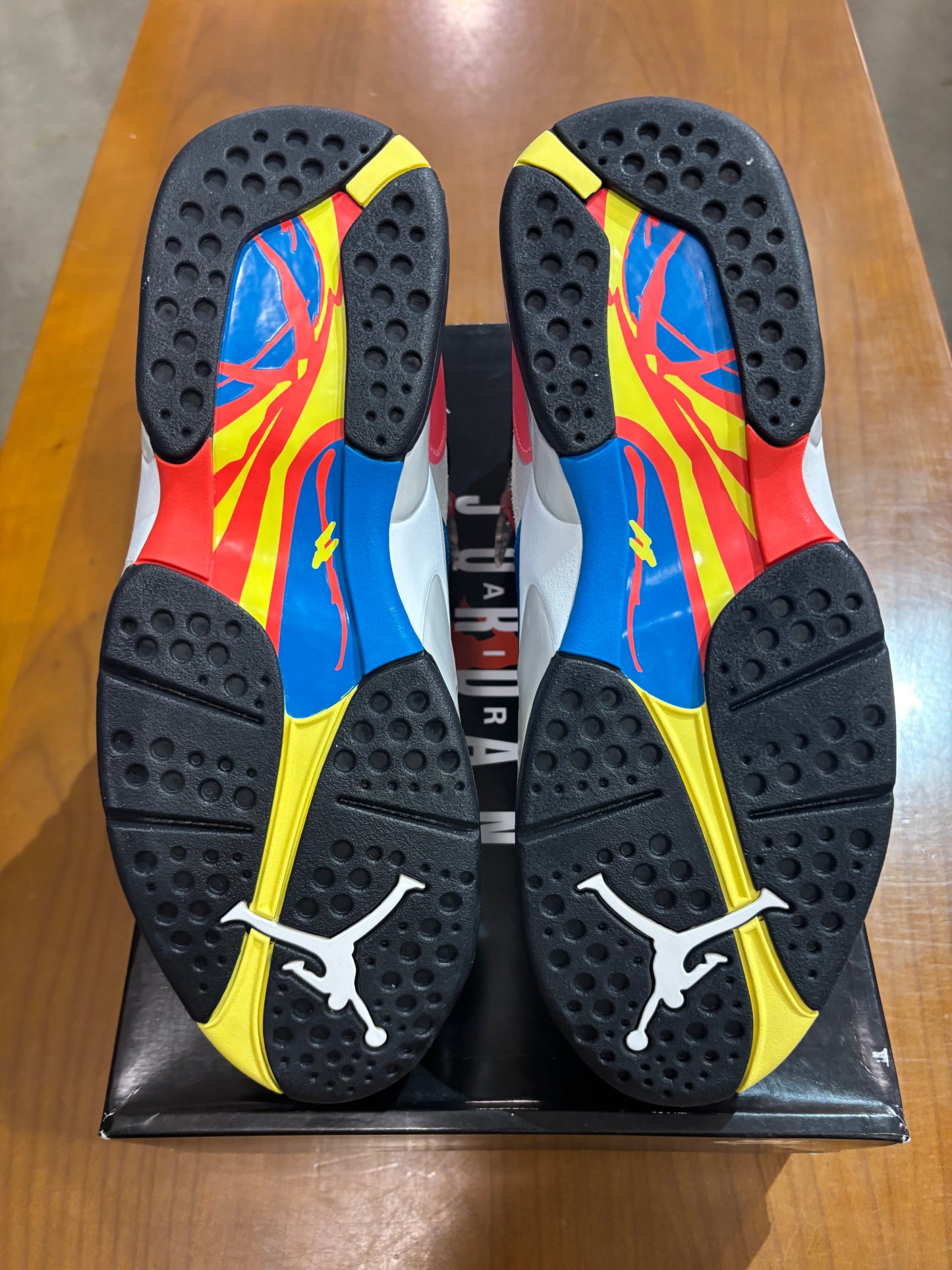 Air Jordan 8 White Multicolor