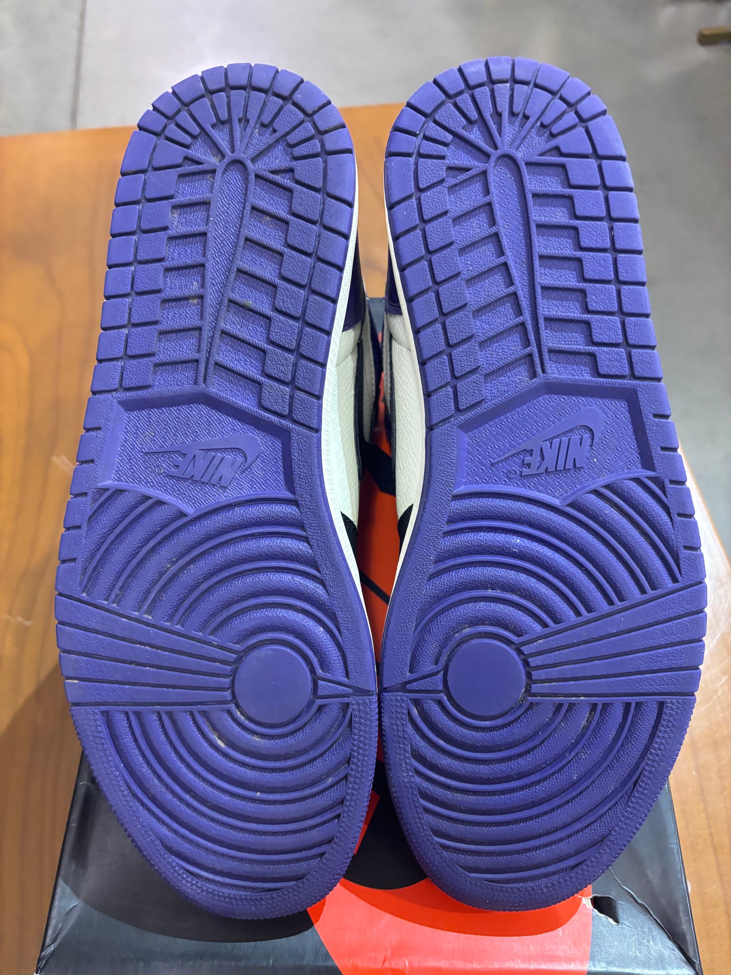 Preowned Air Jordan 1 Court Purple