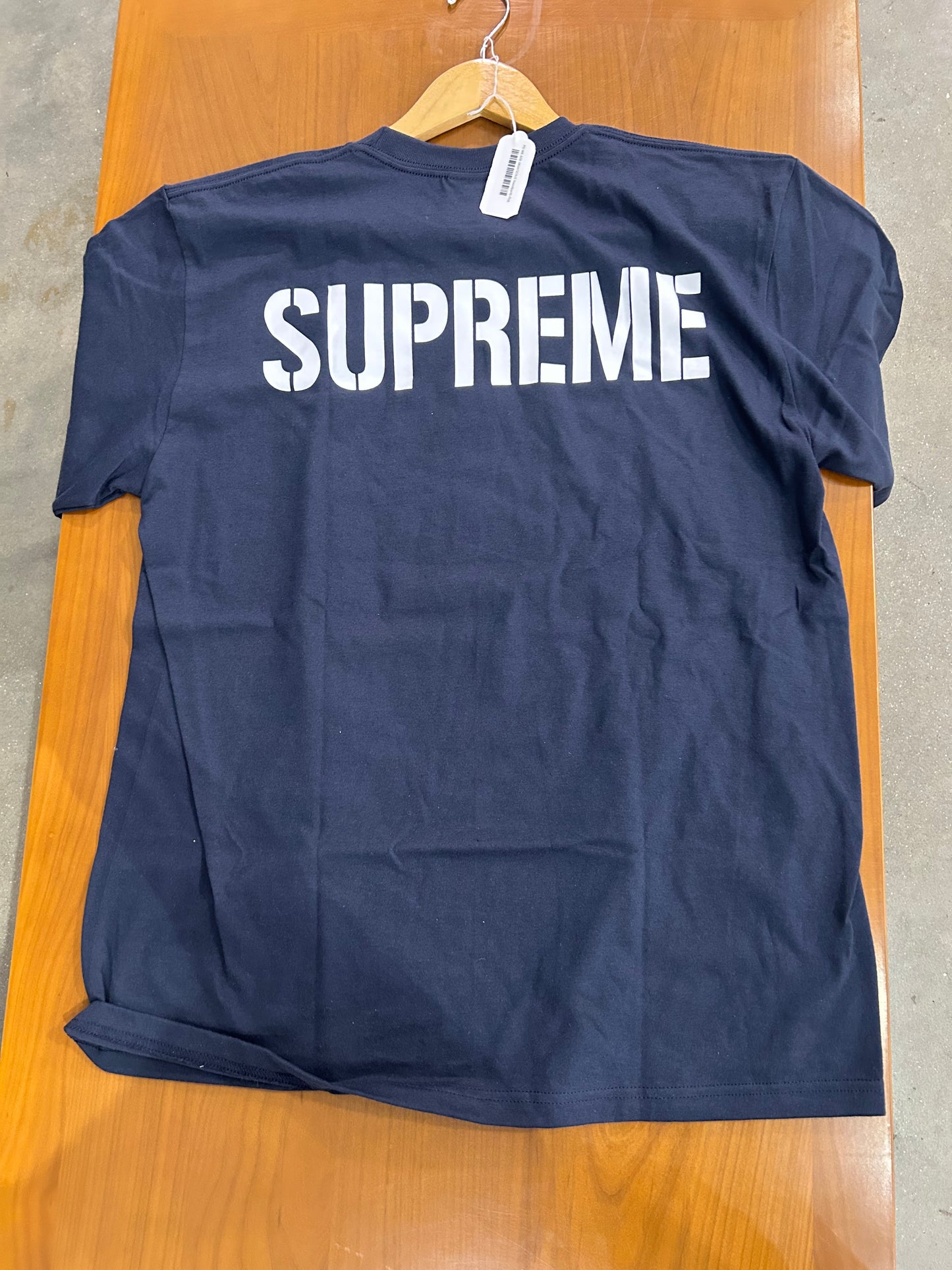 Supreme World Famous Tee Navy