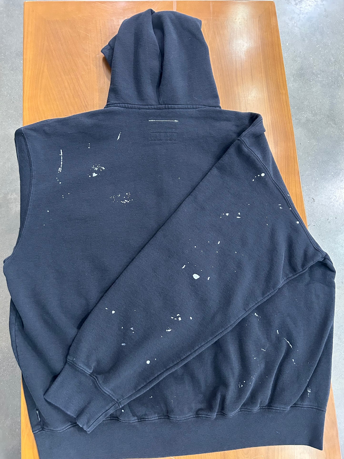 Supreme MM6 Maison Margiela Box Logo Zip Up Hooded Sweatshirt Black