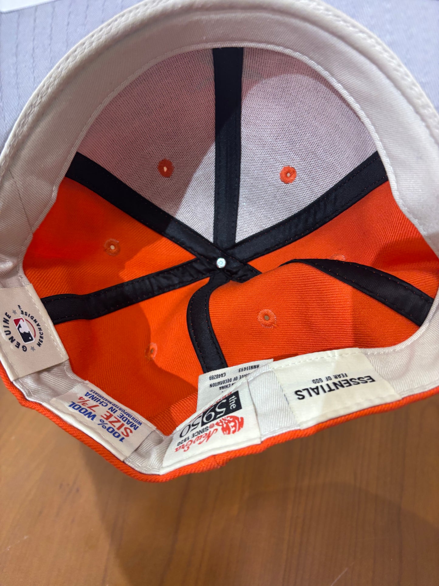 Preowned Fear of God Essentials Hat Orange