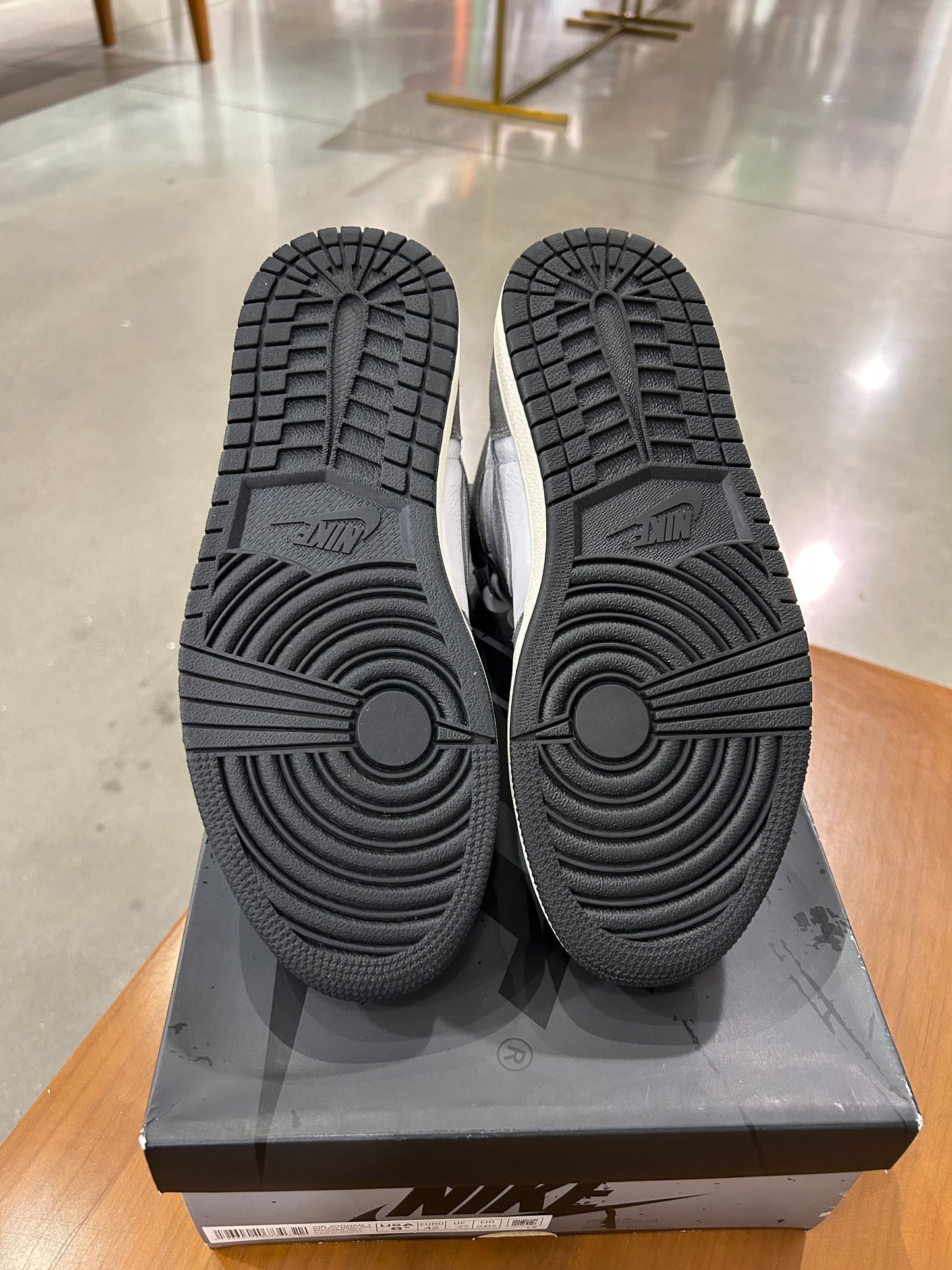 Preowned Air Jordan 1 Washed Black