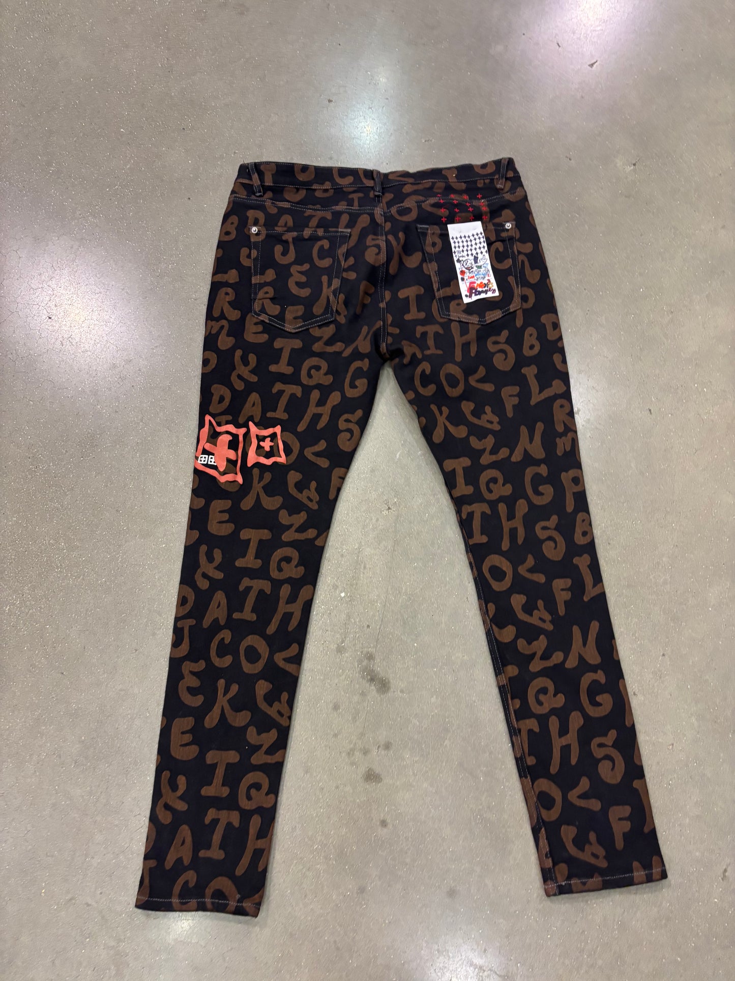 Preowned Ksubi Van Winkle Alphabet Street Jeans
