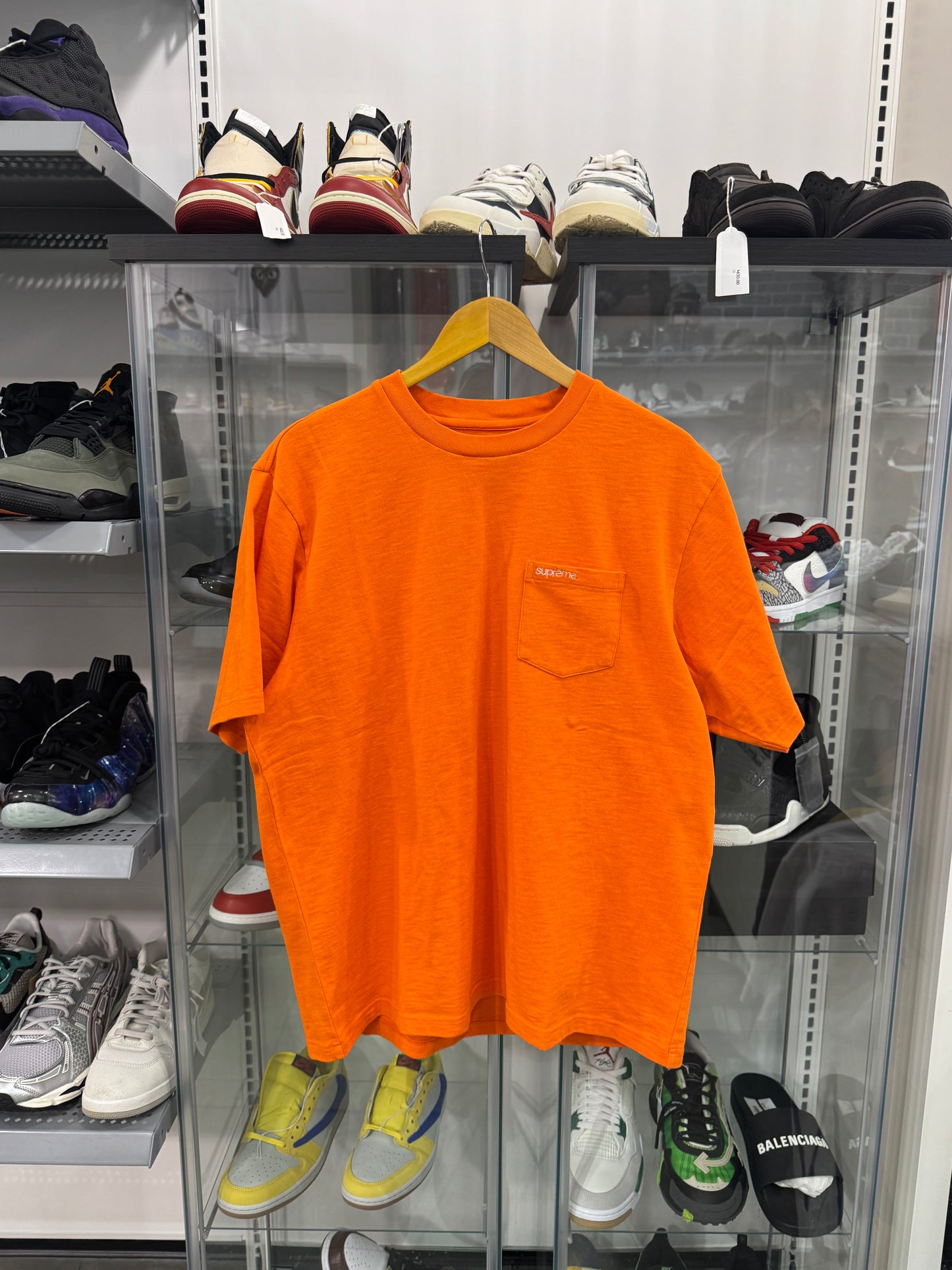 Supreme S/S Pocket Tee Orange