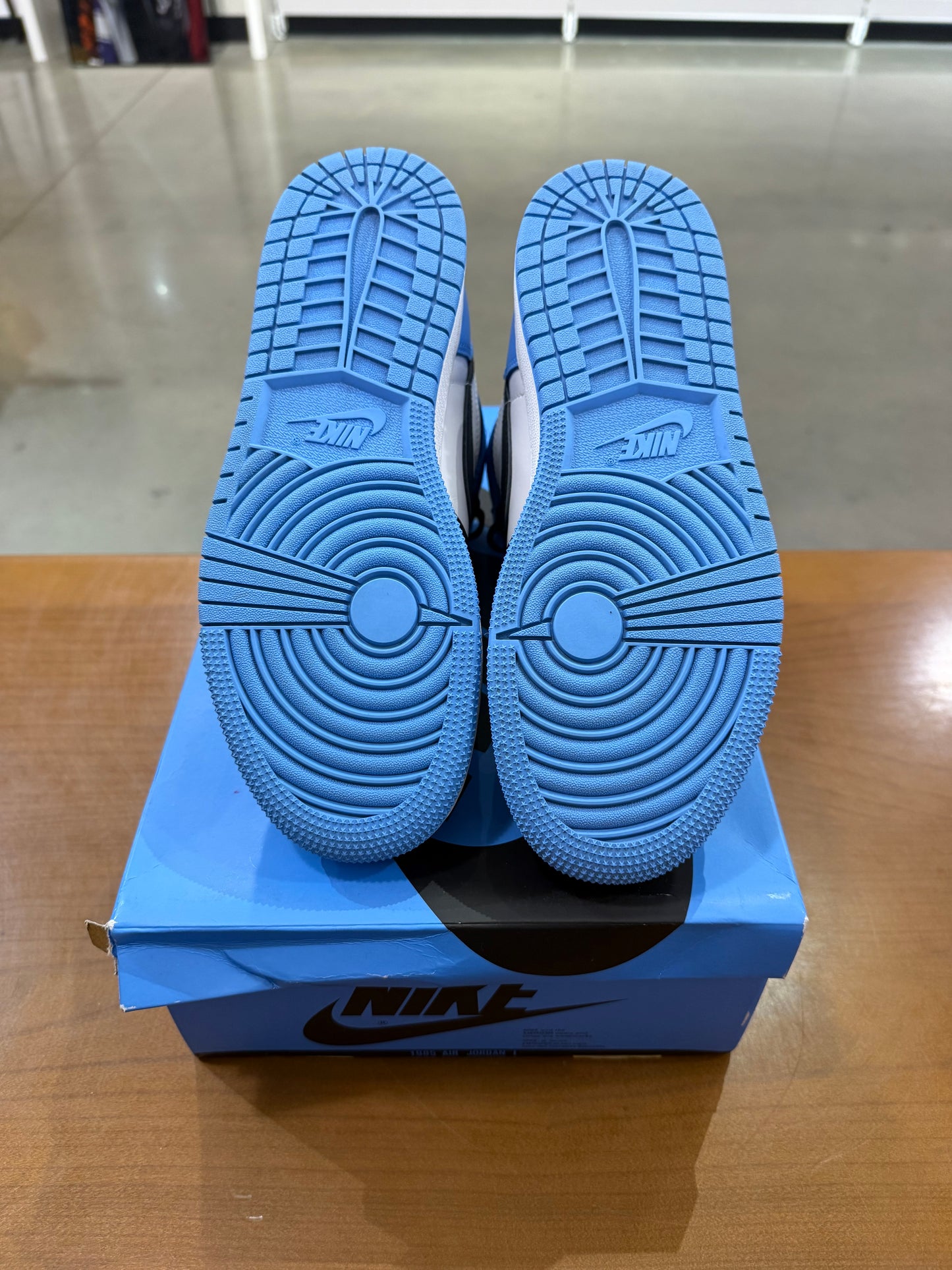 Preowned Air Jordan 1 UNC Toe