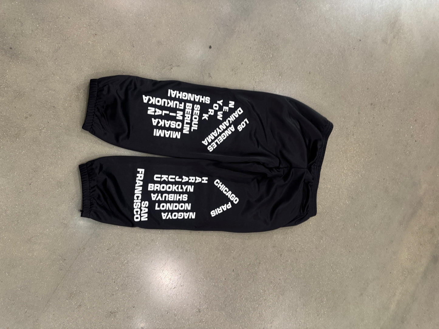 Preowned Supreme Worldwide Tricot Pants Black