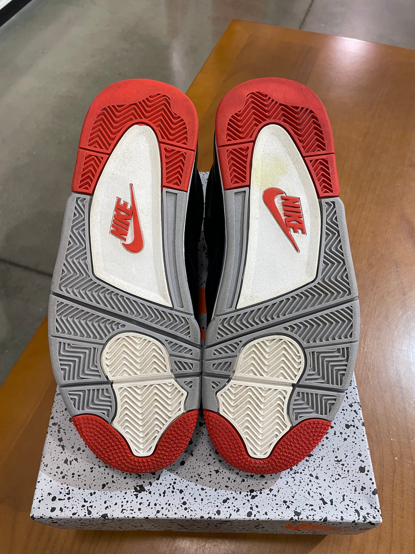 Preowned Air Jordan 4 Bred Reimagined