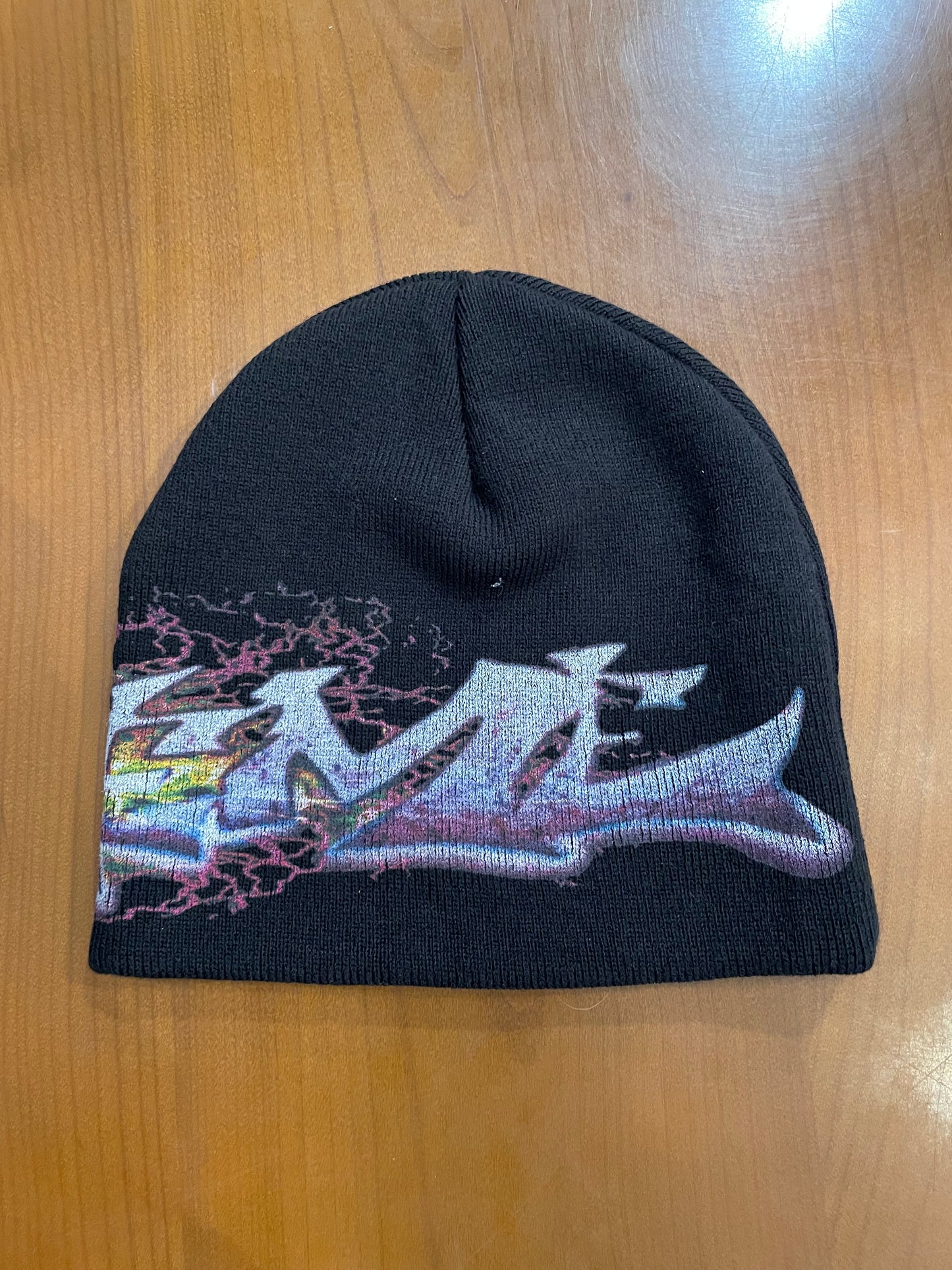 Supreme Tag Beanie Black