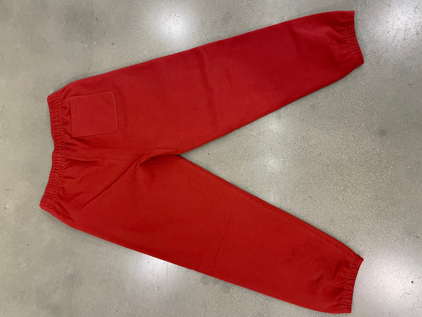 Supreme Satin Appliqué Hooded Sweatpants Red