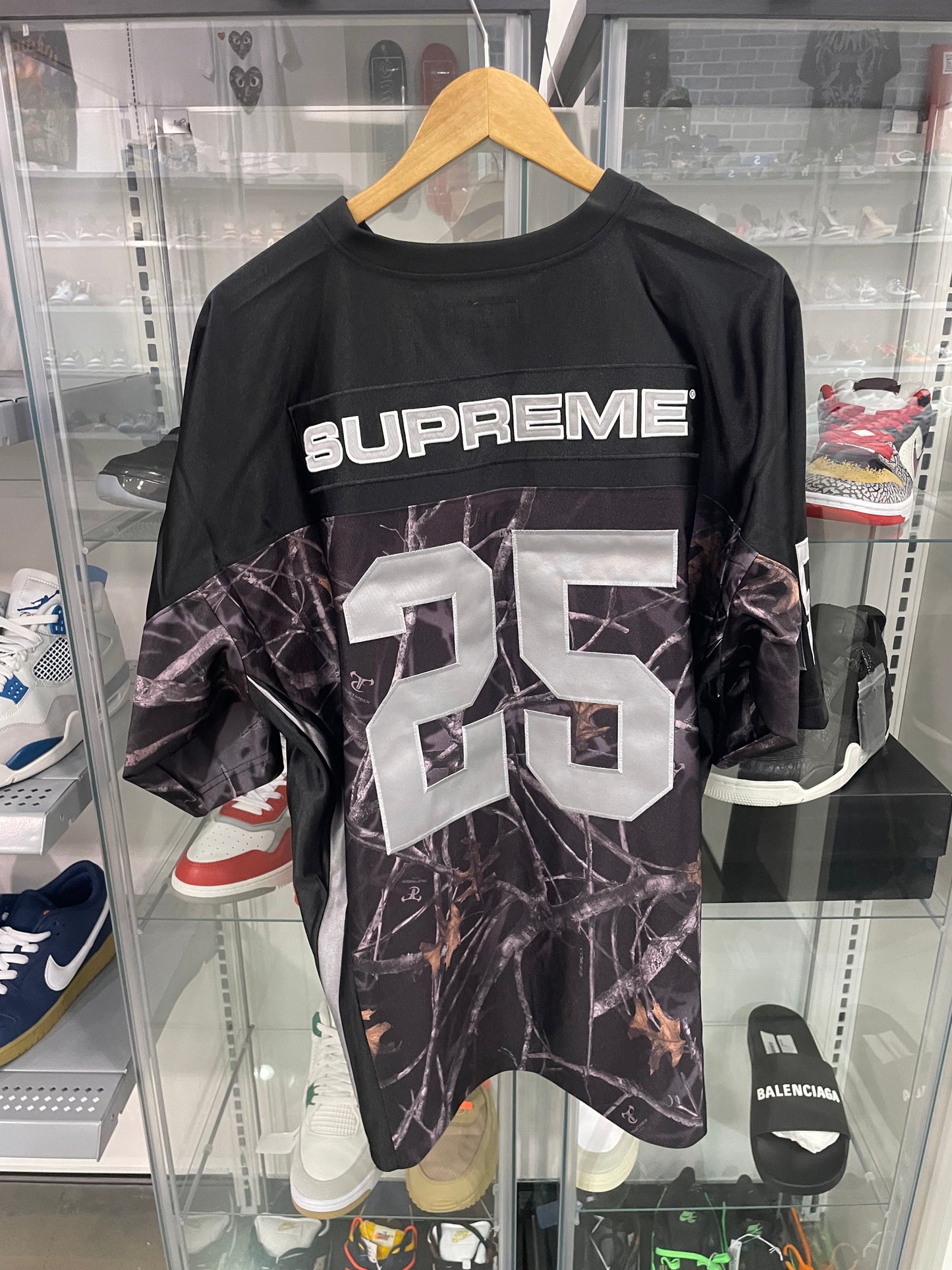 Supreme Breast Cancer Awareness Football Jersey Black