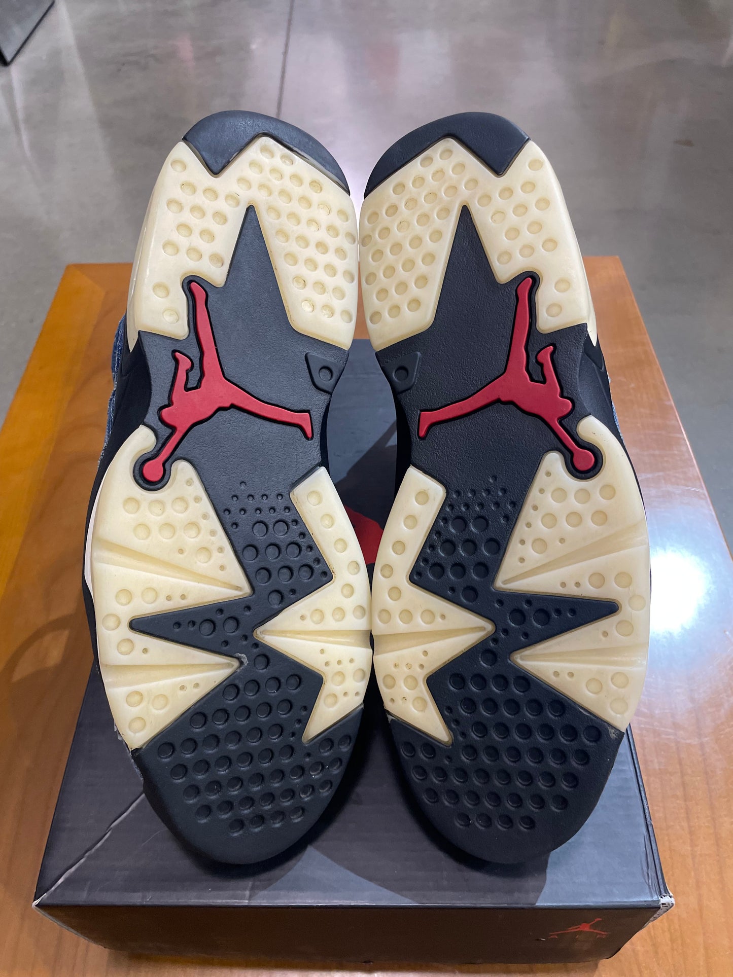 Preowned Air Jordan 6 Washed Denim