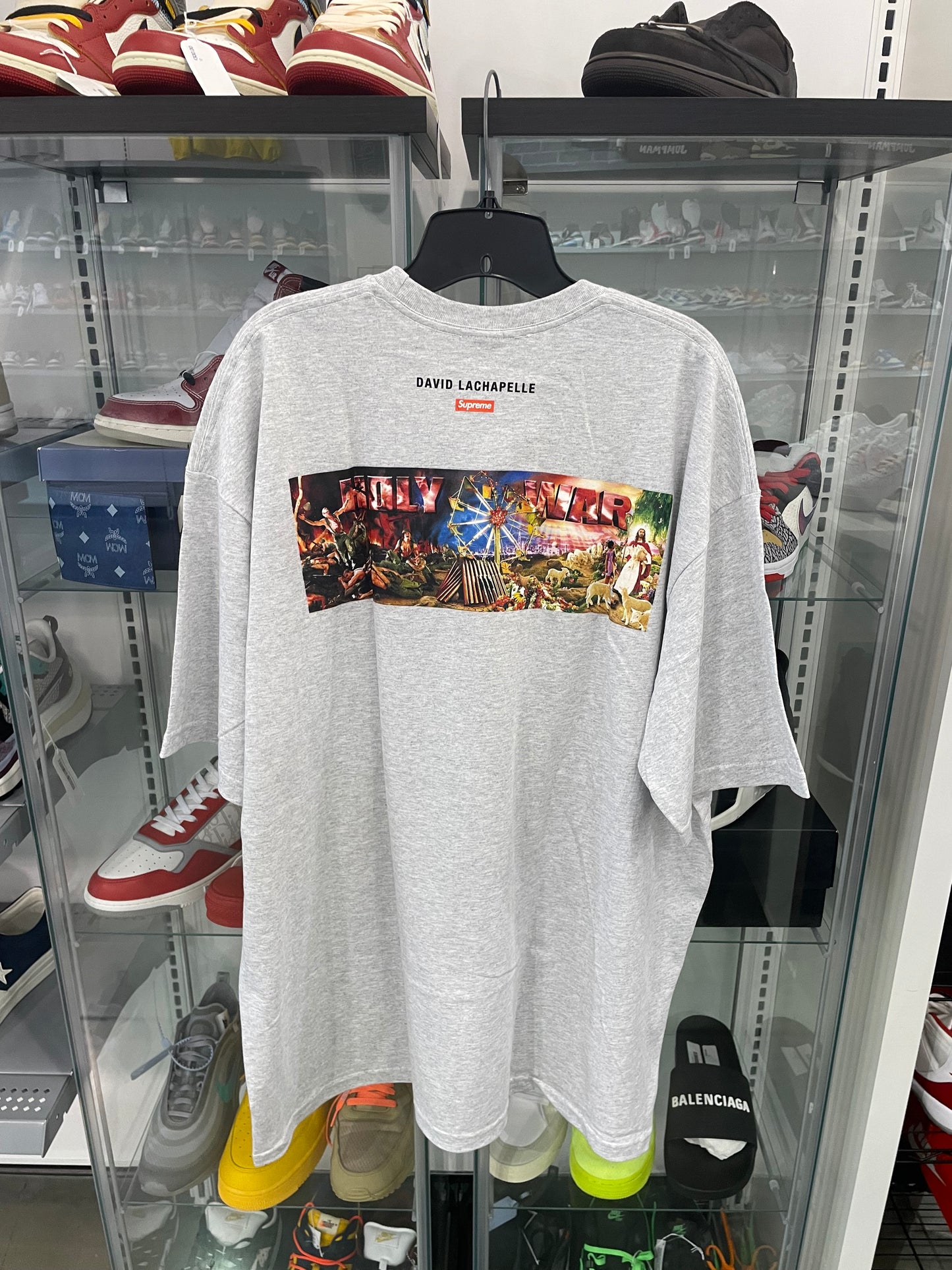 Supreme Holy War Tee Grey