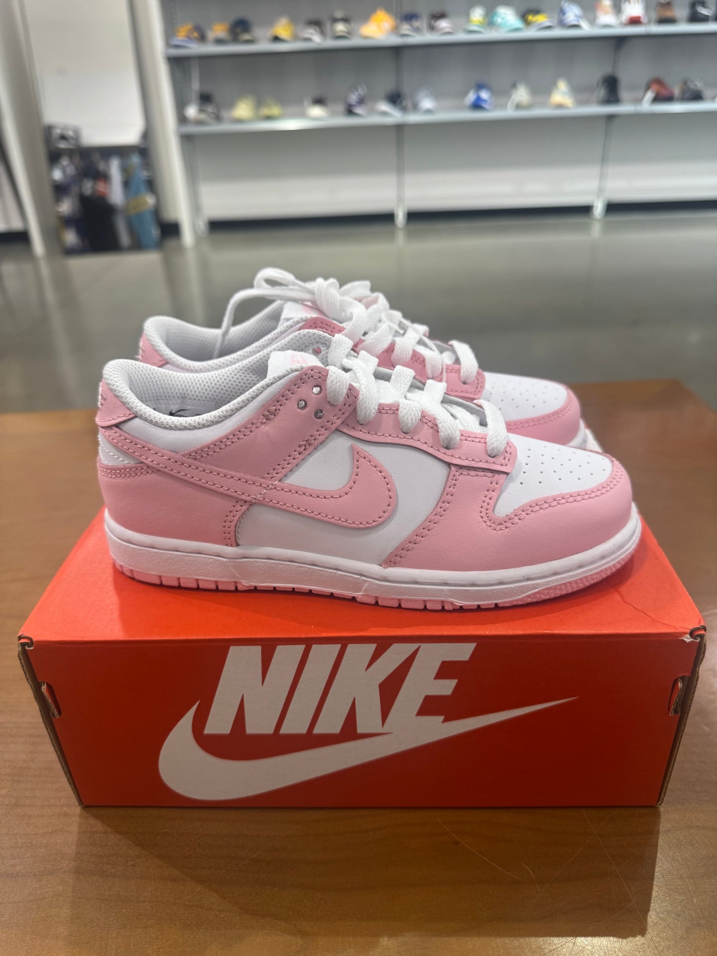 Nike Dunk Low White Medium Soft Pink