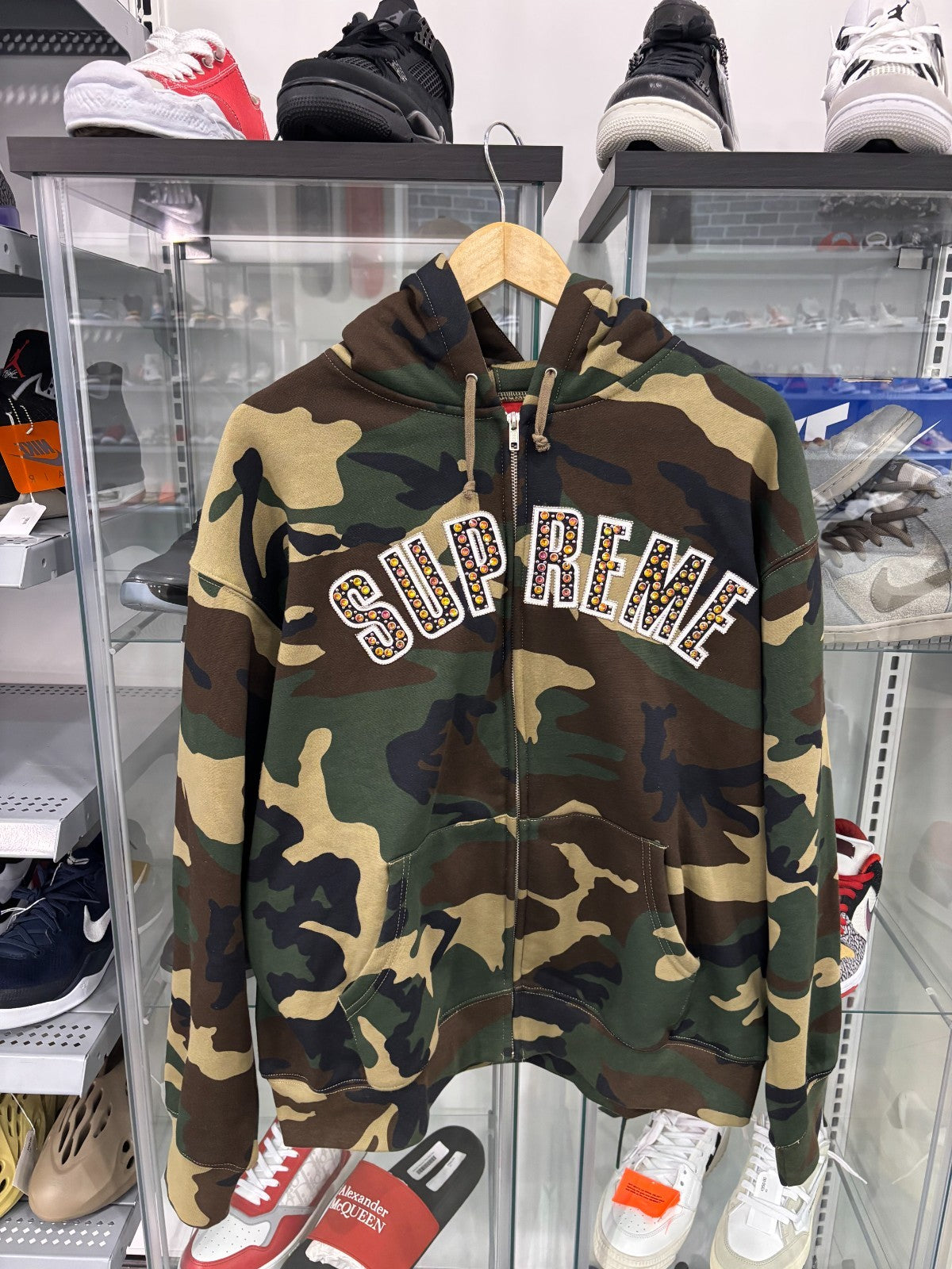 Supreme B.B. Simon Camo Zip Up