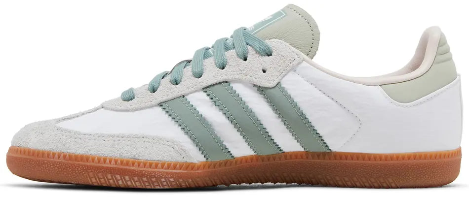 Adidas Samba Cloud White Silver Green