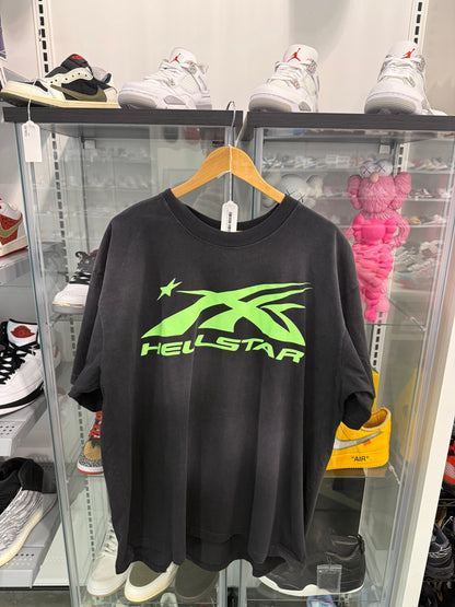 Hellstar Sports Core Logo Gel Tee Light Green