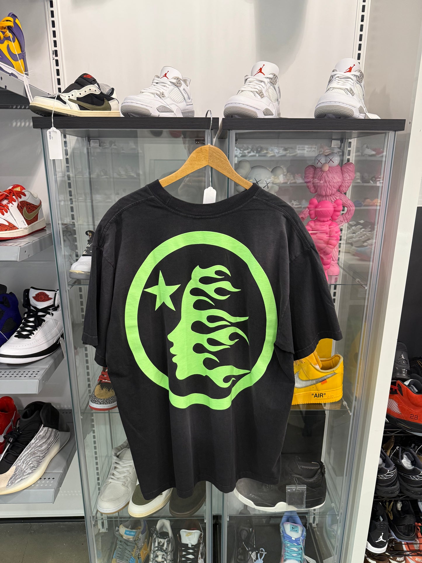 Hellstar Sports Core Logo Gel Tee Light Green