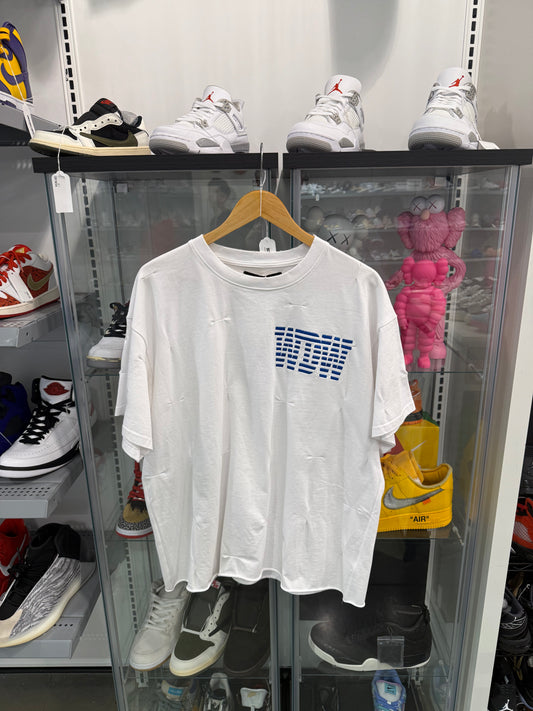 Who Decides War WDW Tee White/Blue