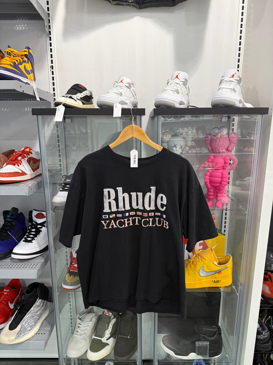 Rhude Flag Tee Vintage Black