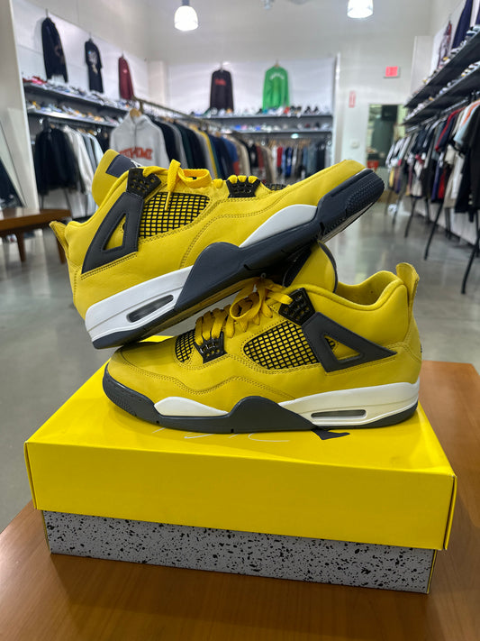 Preowned Air Jordan 4 Lightning