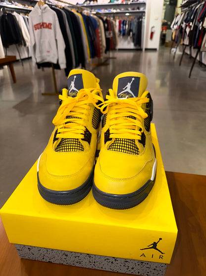 Preowned Air Jordan 4 Lightning