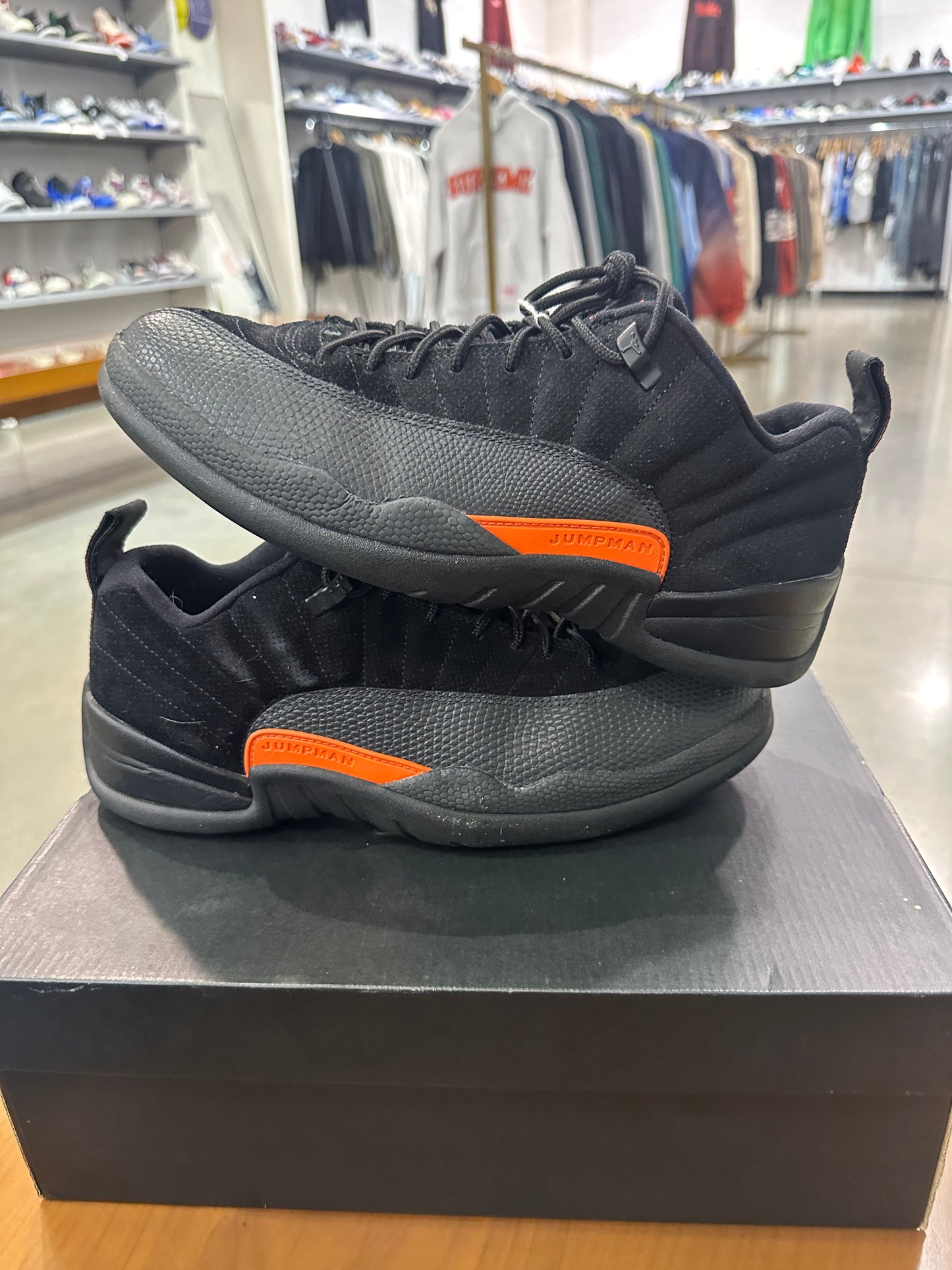 Preowned Air Jordan 12 Low Max Orange