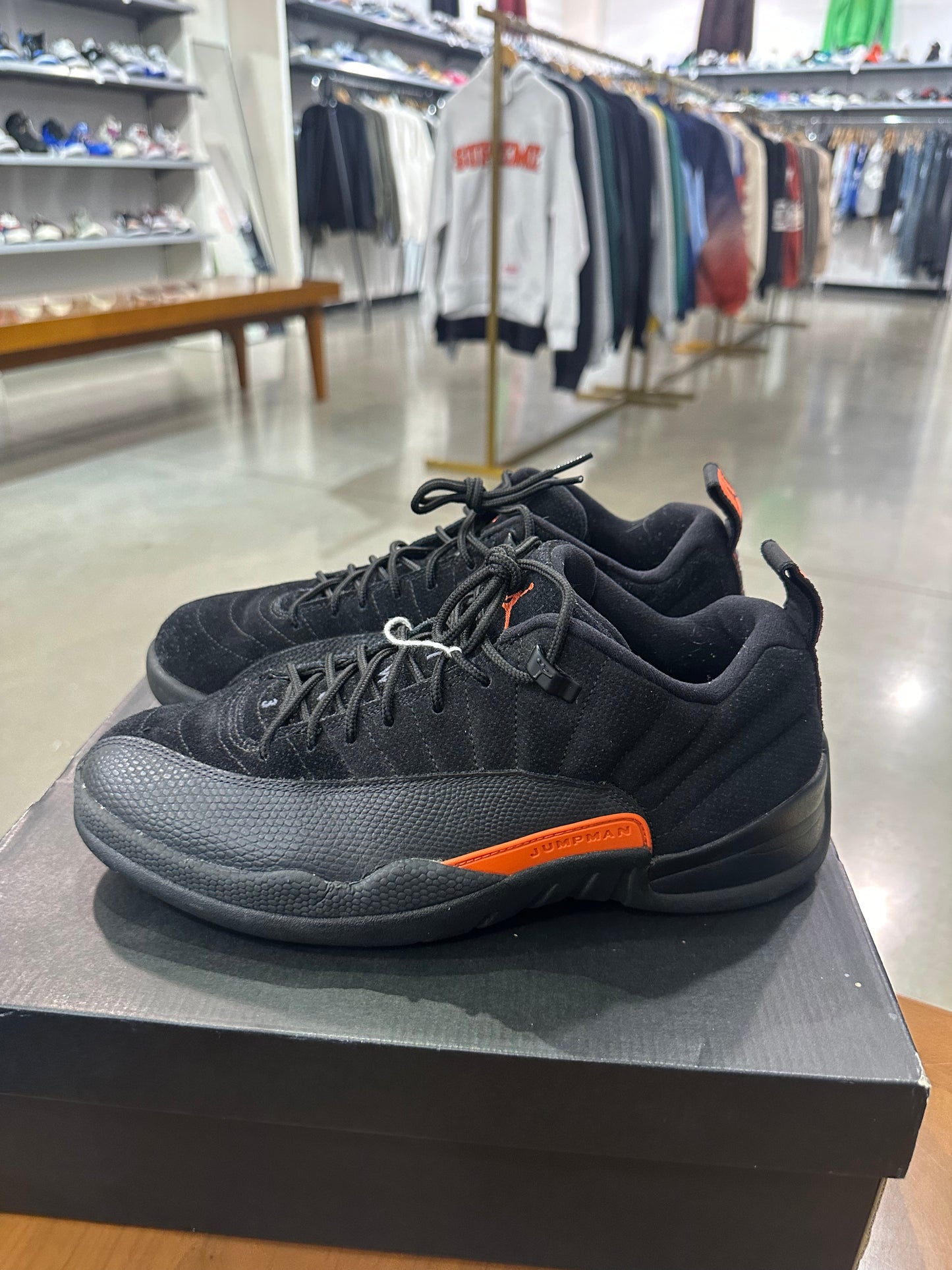 Preowned Air Jordan 12 Low Max Orange