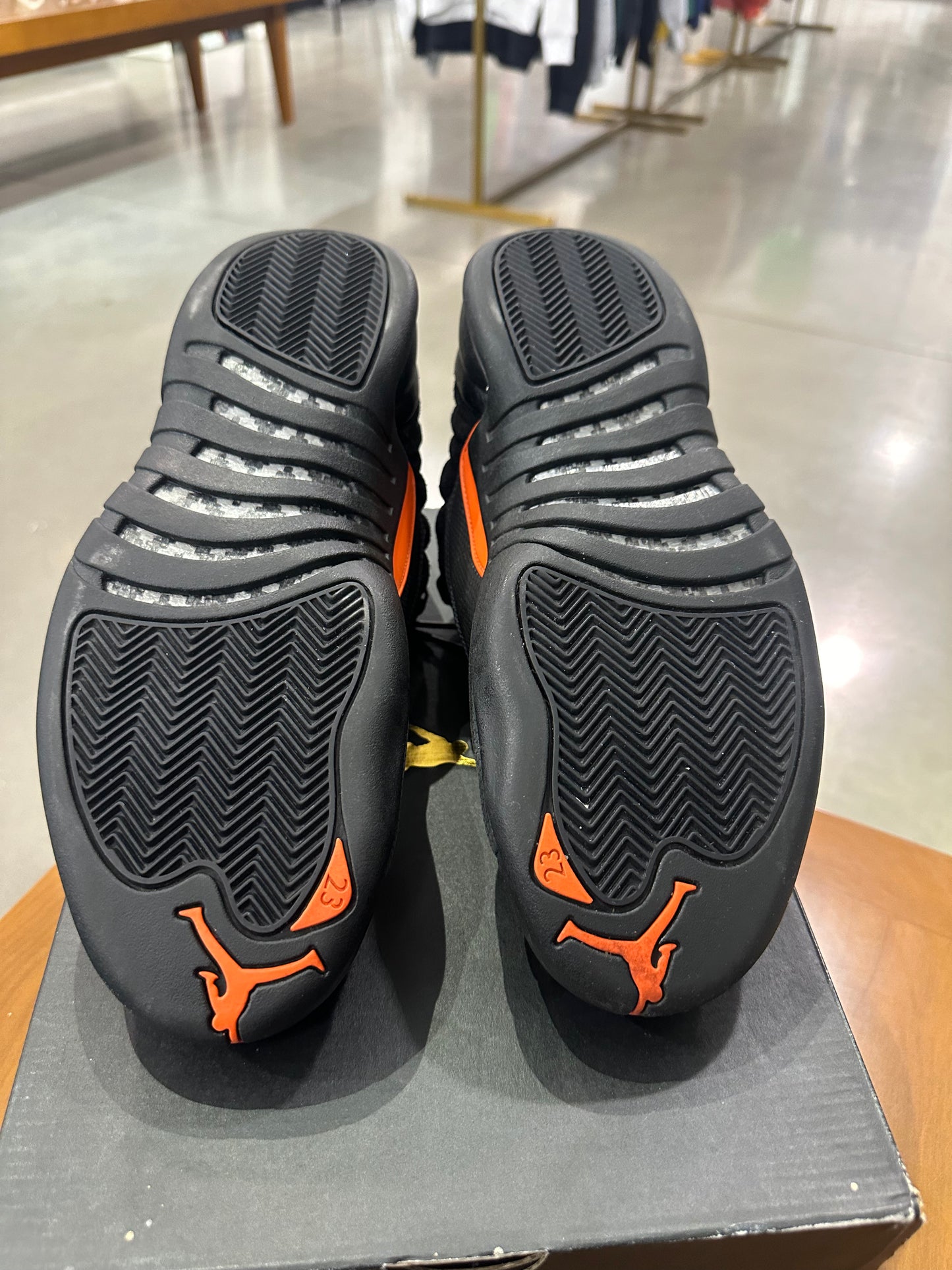 Preowned Air Jordan 12 Low Max Orange