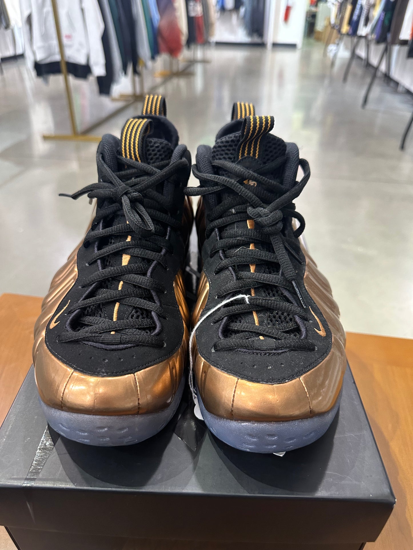 Preowned Nike Foamposite Copper